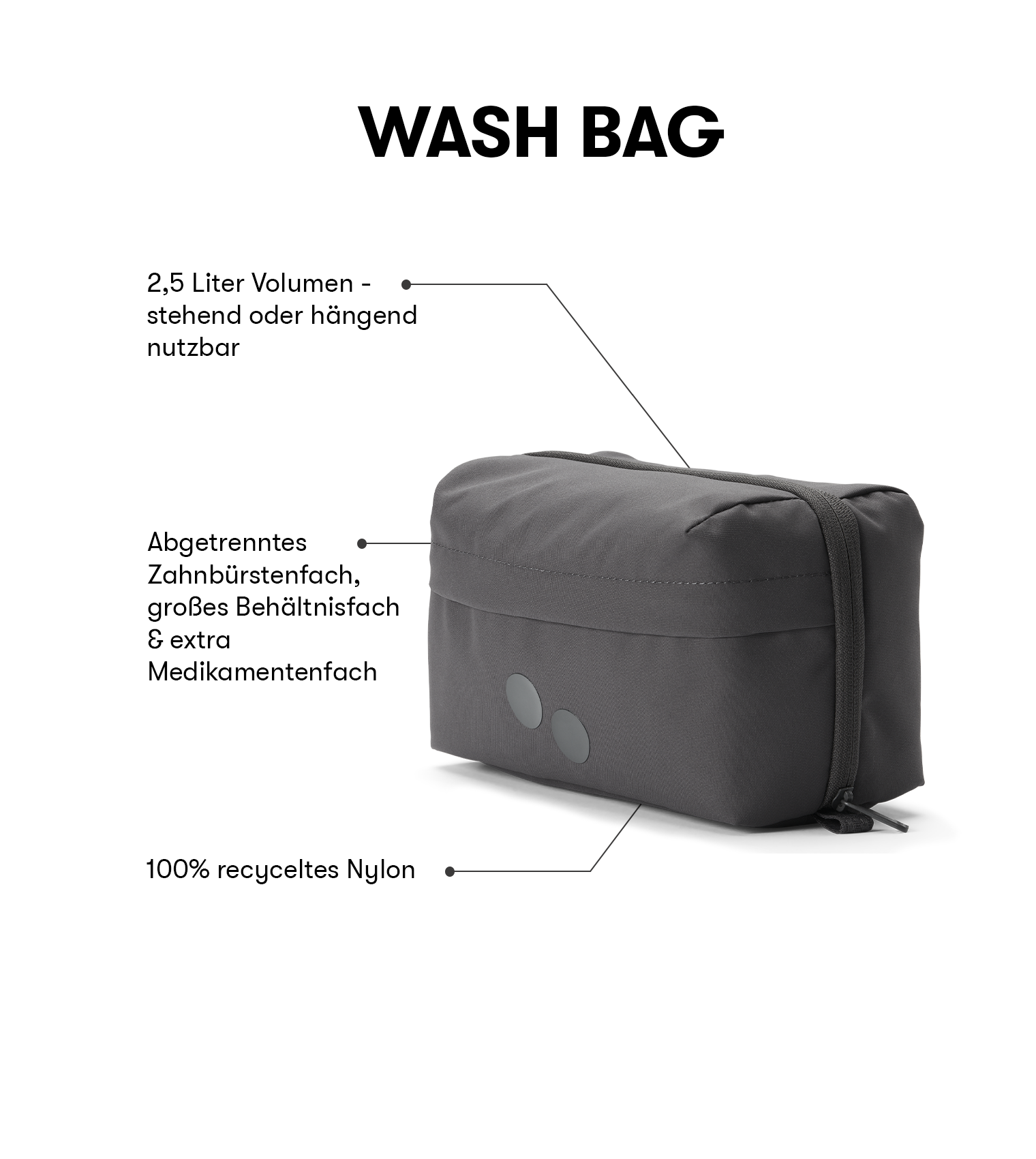 Washbag + Komprik Large Set