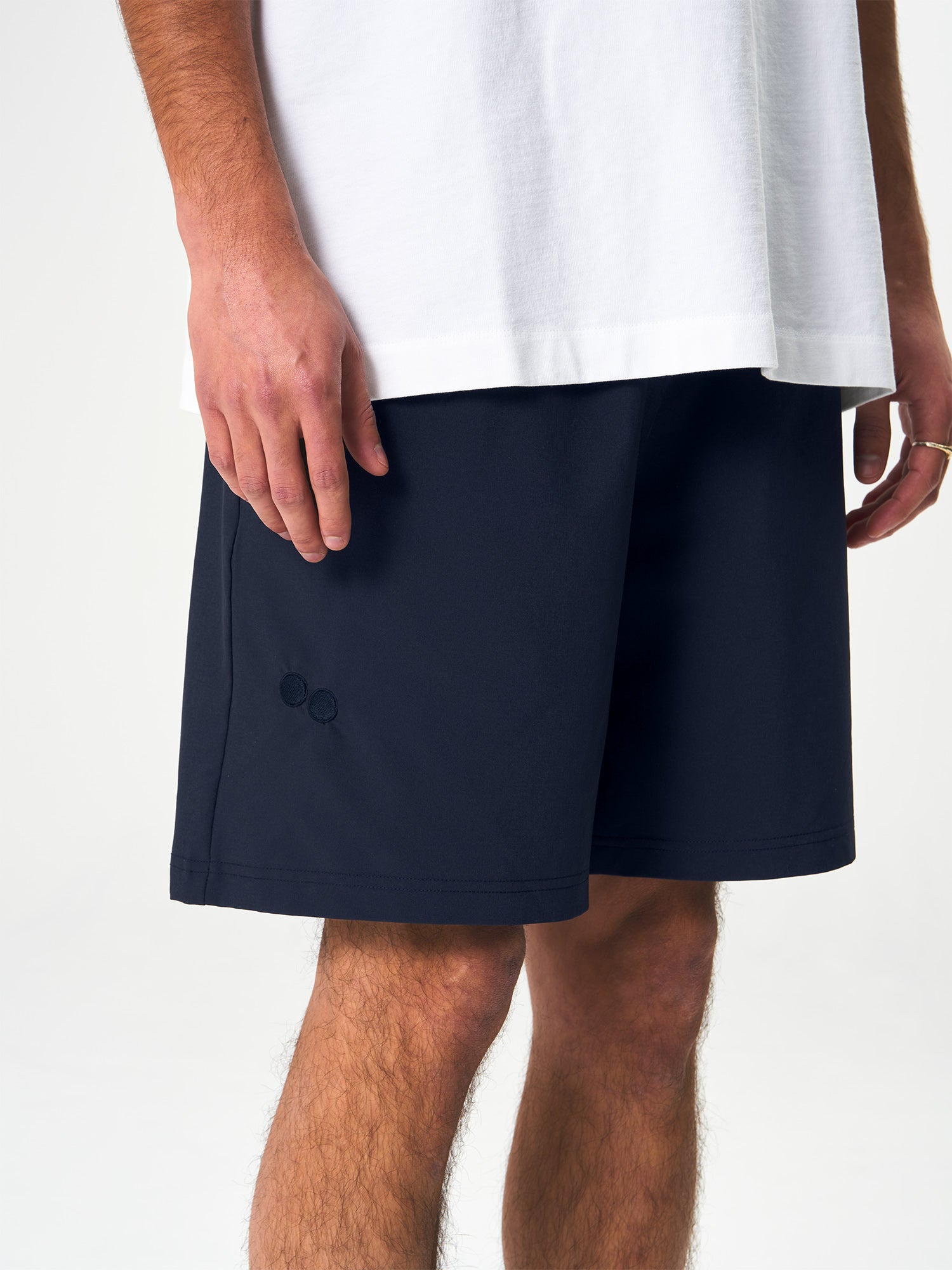 pinqponq-Active-Shorts-Fjord-Navy-front-detail