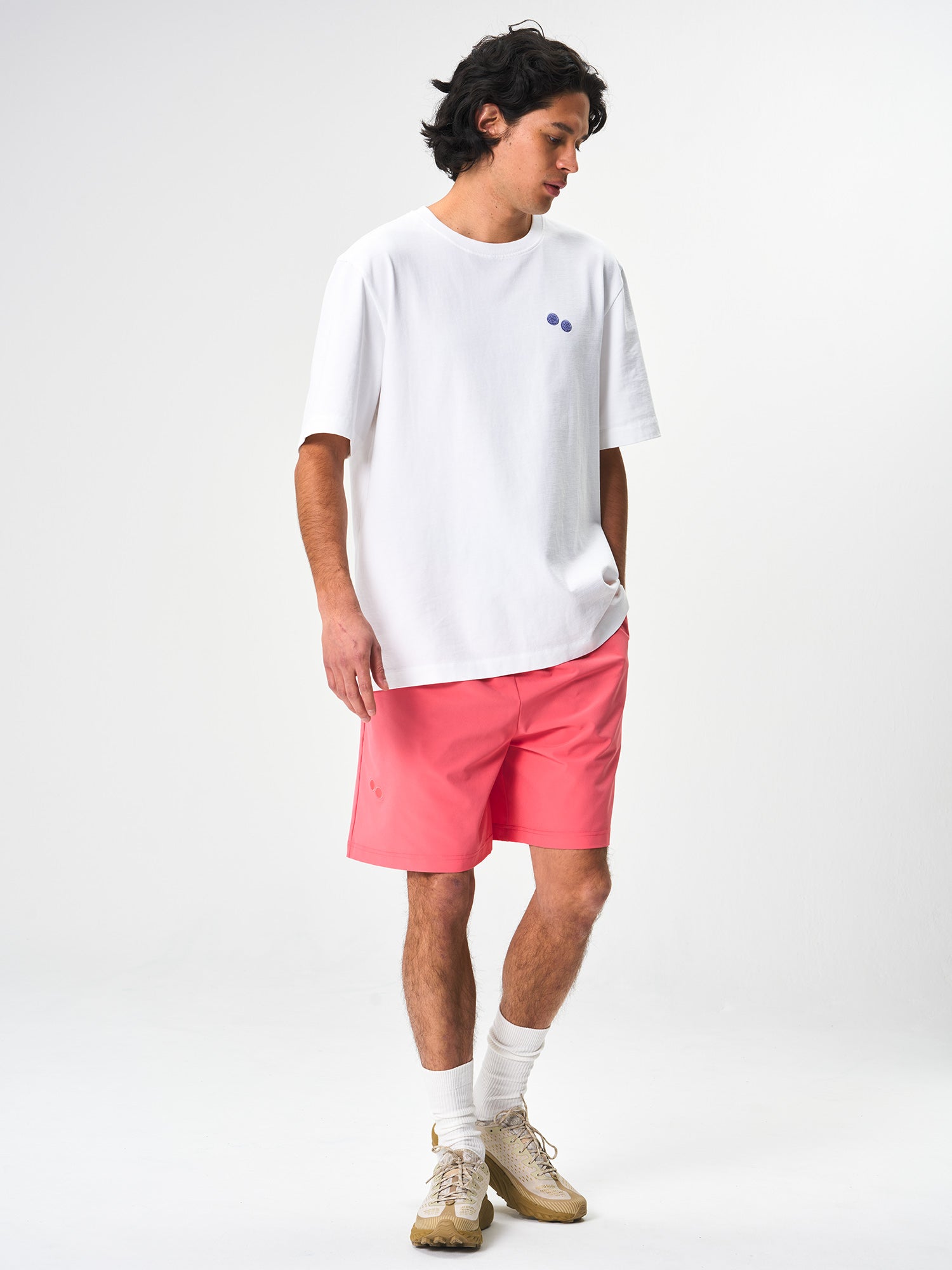 pinqponq-Active-Shorts-Watermelon-Pink-model-front