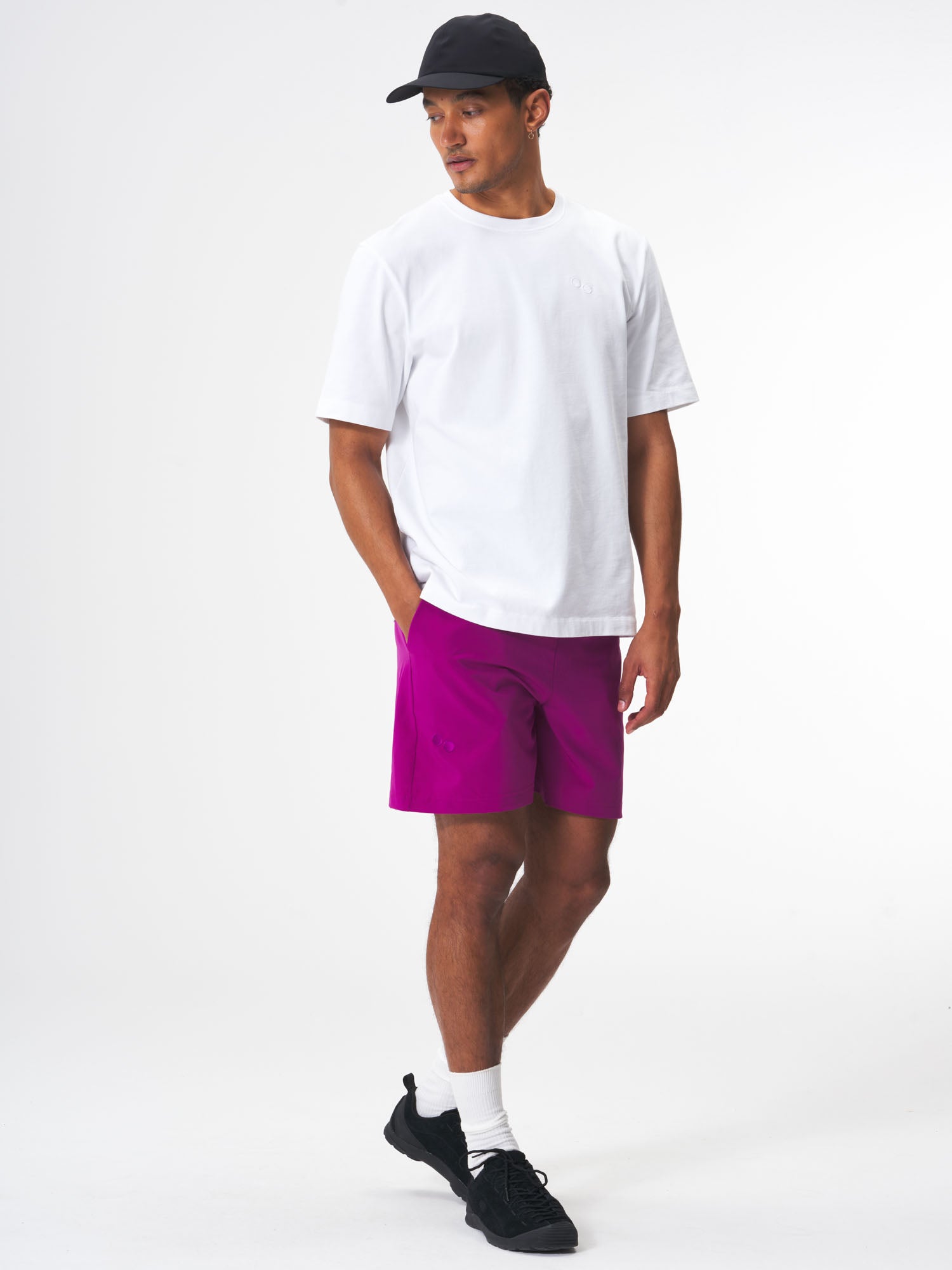 pinqponq-Active-Shorts-Radiant-Fuchsia-model-male-front