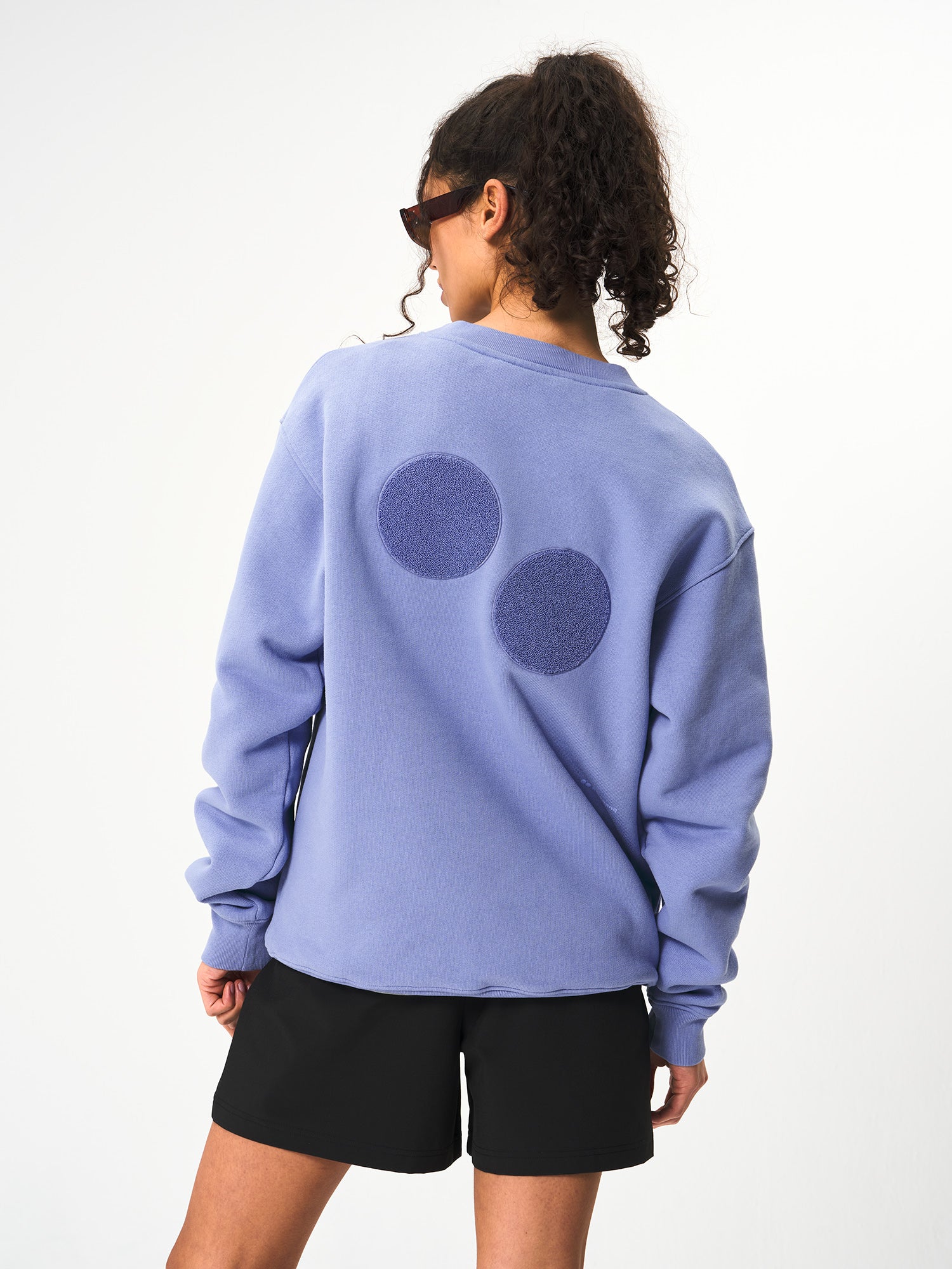 pinqponq-Sweatshirt-Unisex-Pool-Blue-model-back