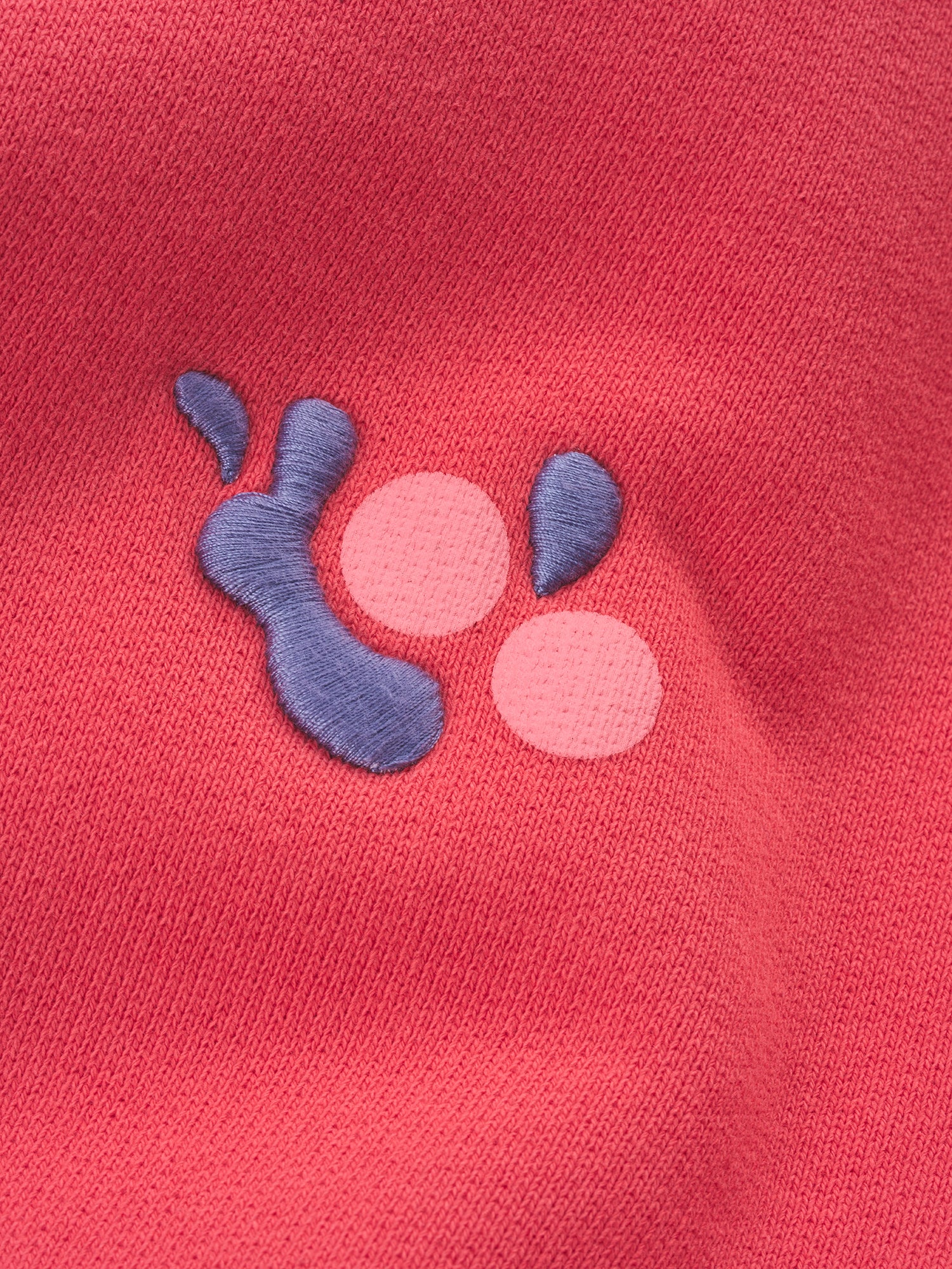 pinqponq-Sweatshirt-Unisex-Watermelon-Pink-closeup.-detail