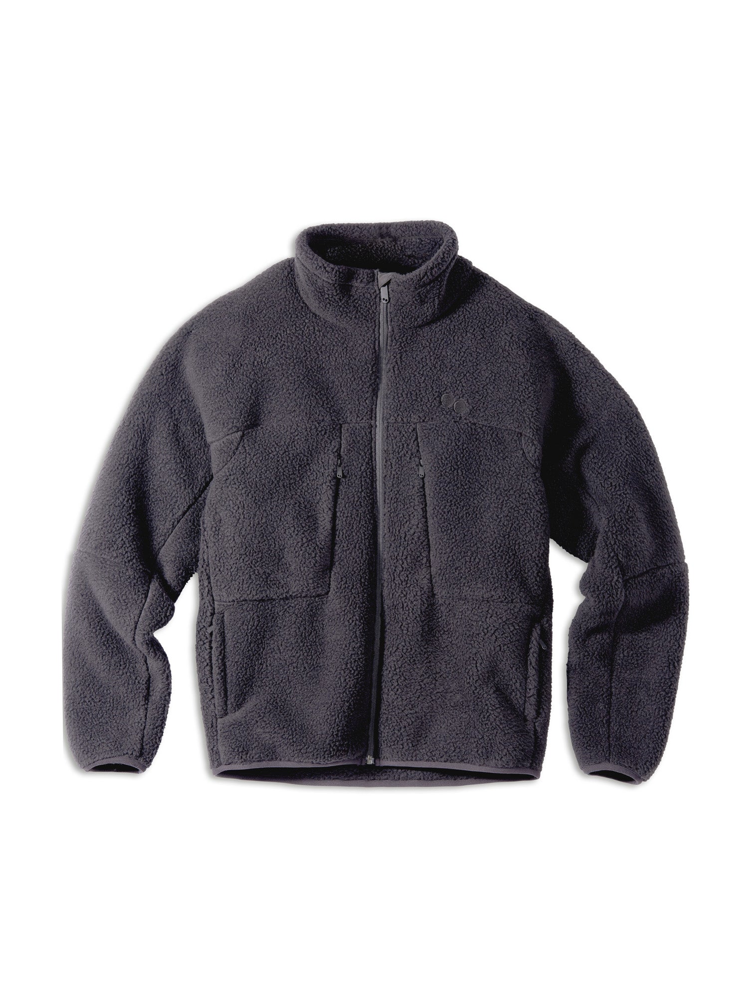 pinqponq-Fleece-Jacket-Unisex-Graphite-Grey-front