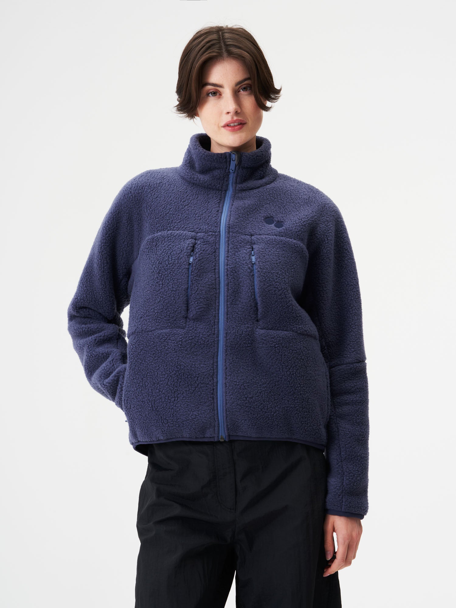 pinqponq-Fleece-Jacket-Women-Future-Dusk-model-front