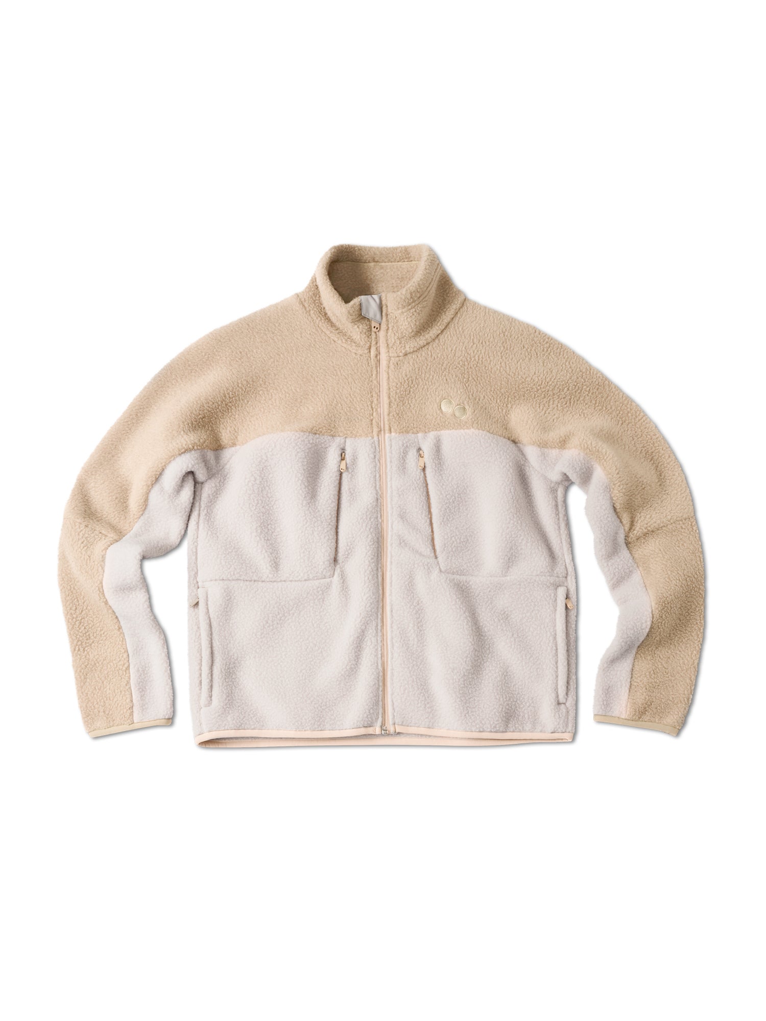 pinqponq-Fleece-Jacket-Women-Tune-Khaki-front