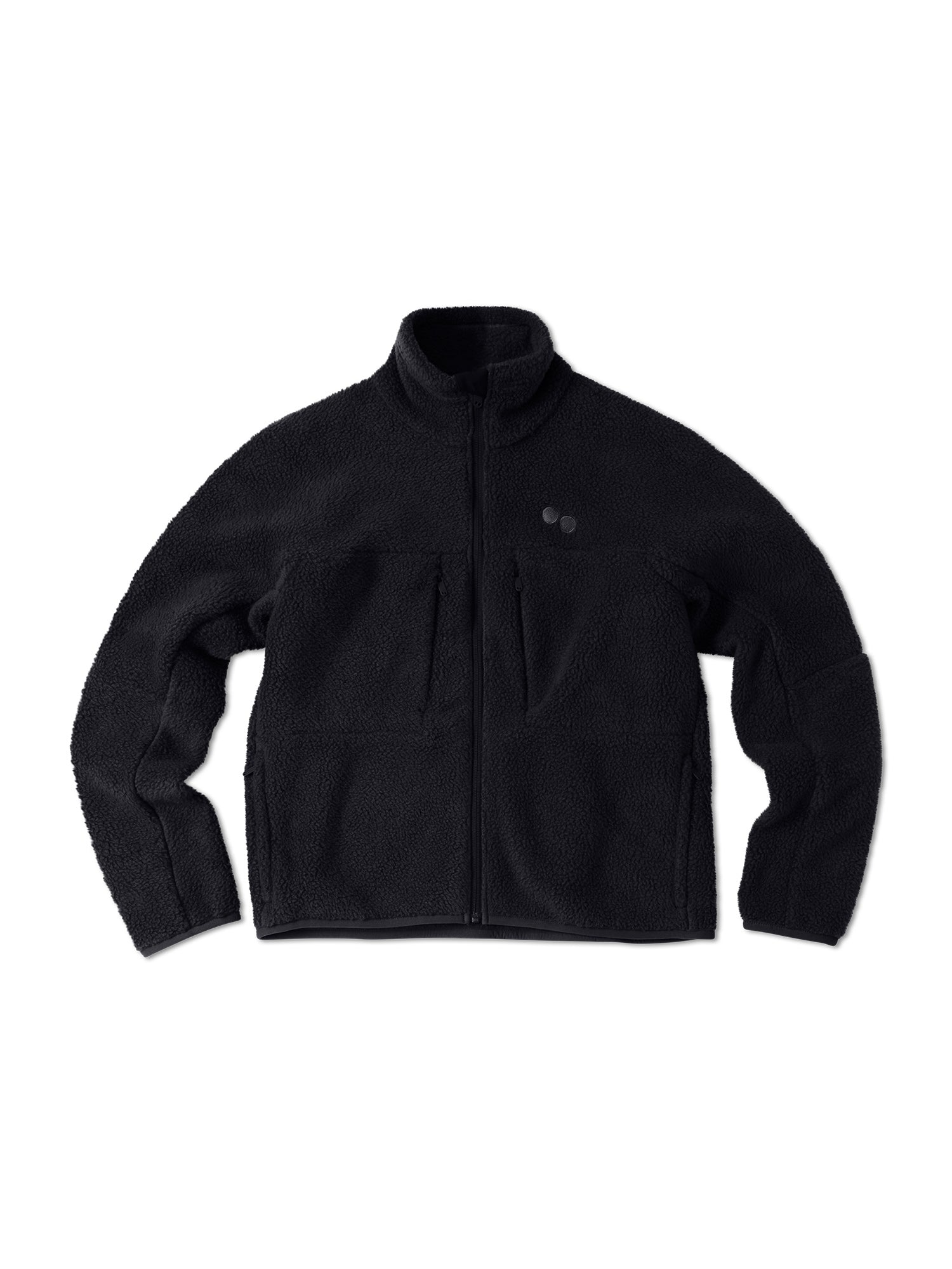 pinqponq-Fleece-Jacket-Women-Peat-Black-front