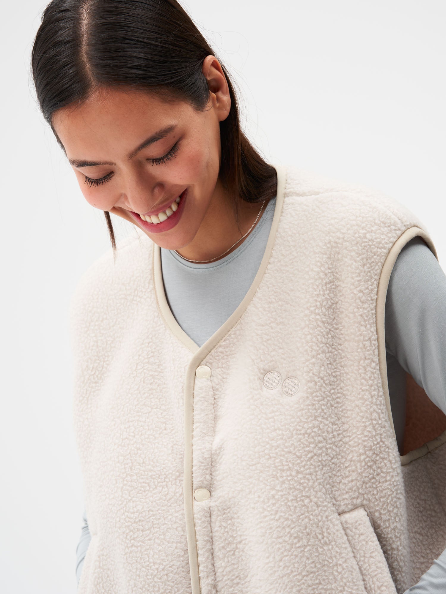 Fleece Vest - Cliff Beige (Female)