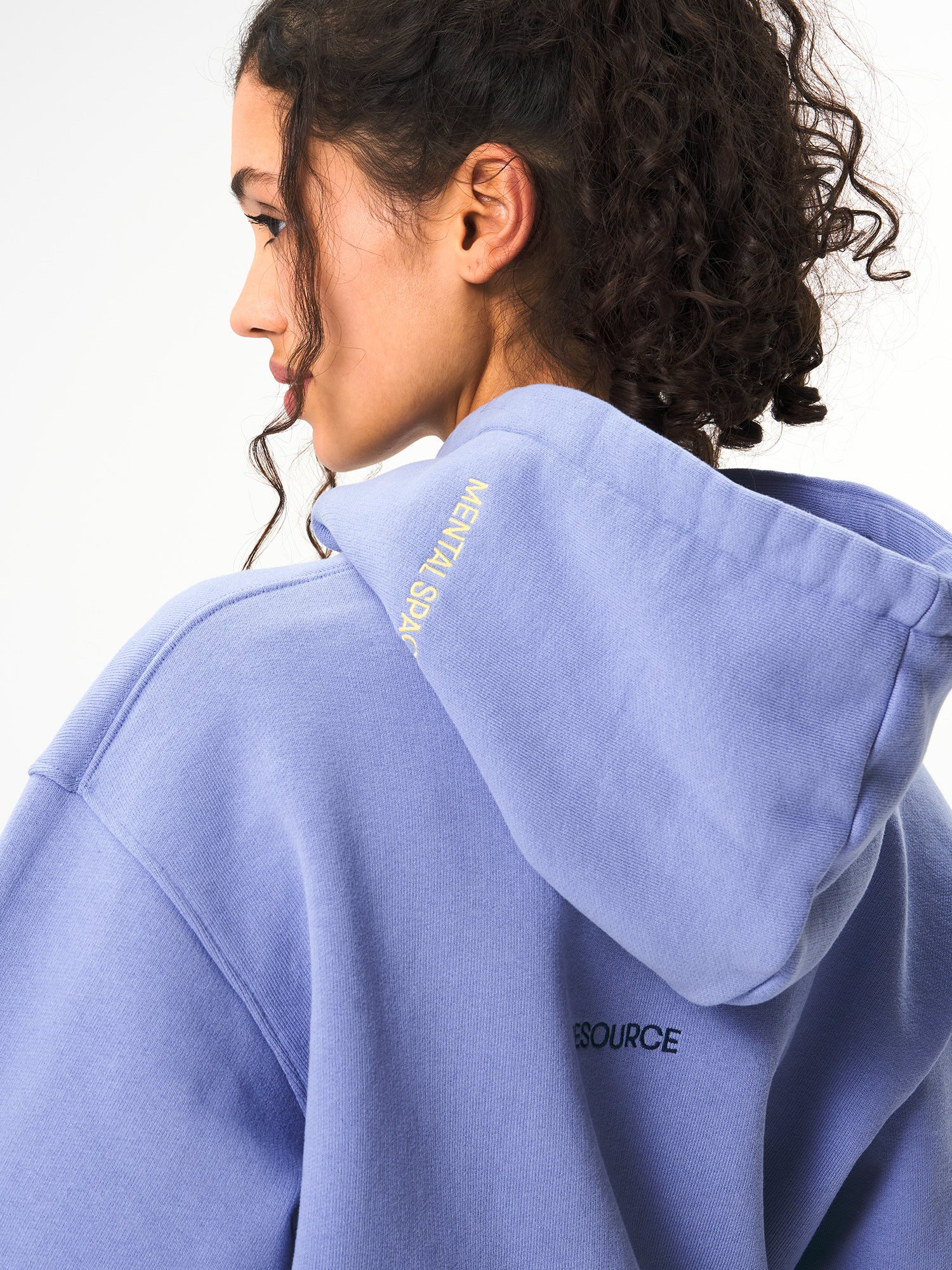 pinqponq-Hoodie-Unisex-Pool-Blue-model-back-detail