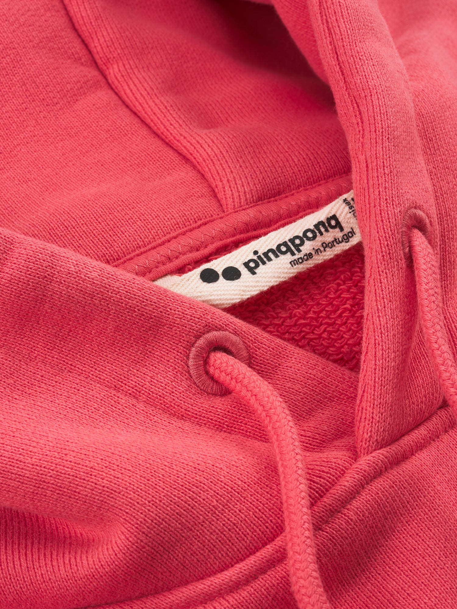 pinqponq-Hoodie-Unisex-Watermelon-Pink-closeup-detail