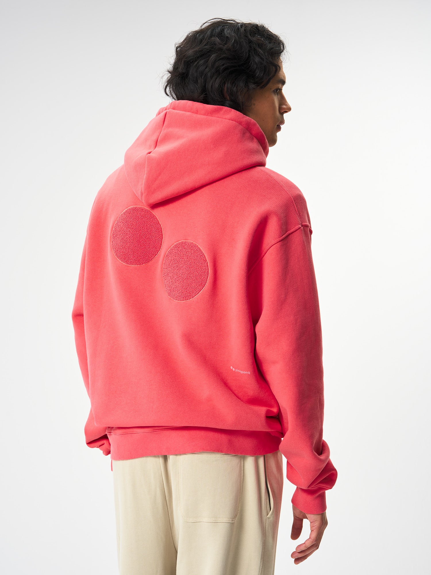 pinqponq-Hoodie-Unisex-Watermelon-Pink-model-back