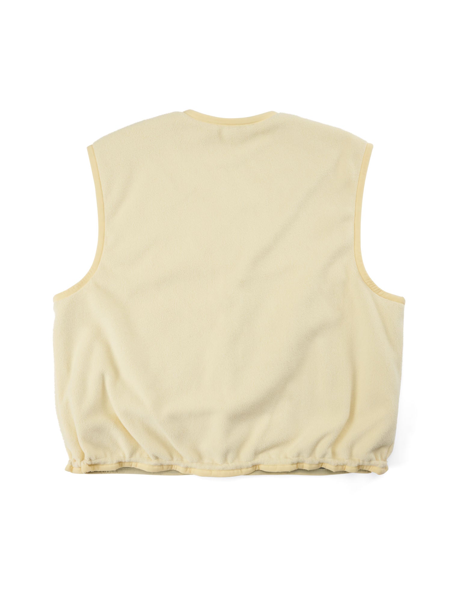 Reversible Fleece Vest - Butter Cream Yellow (Female)