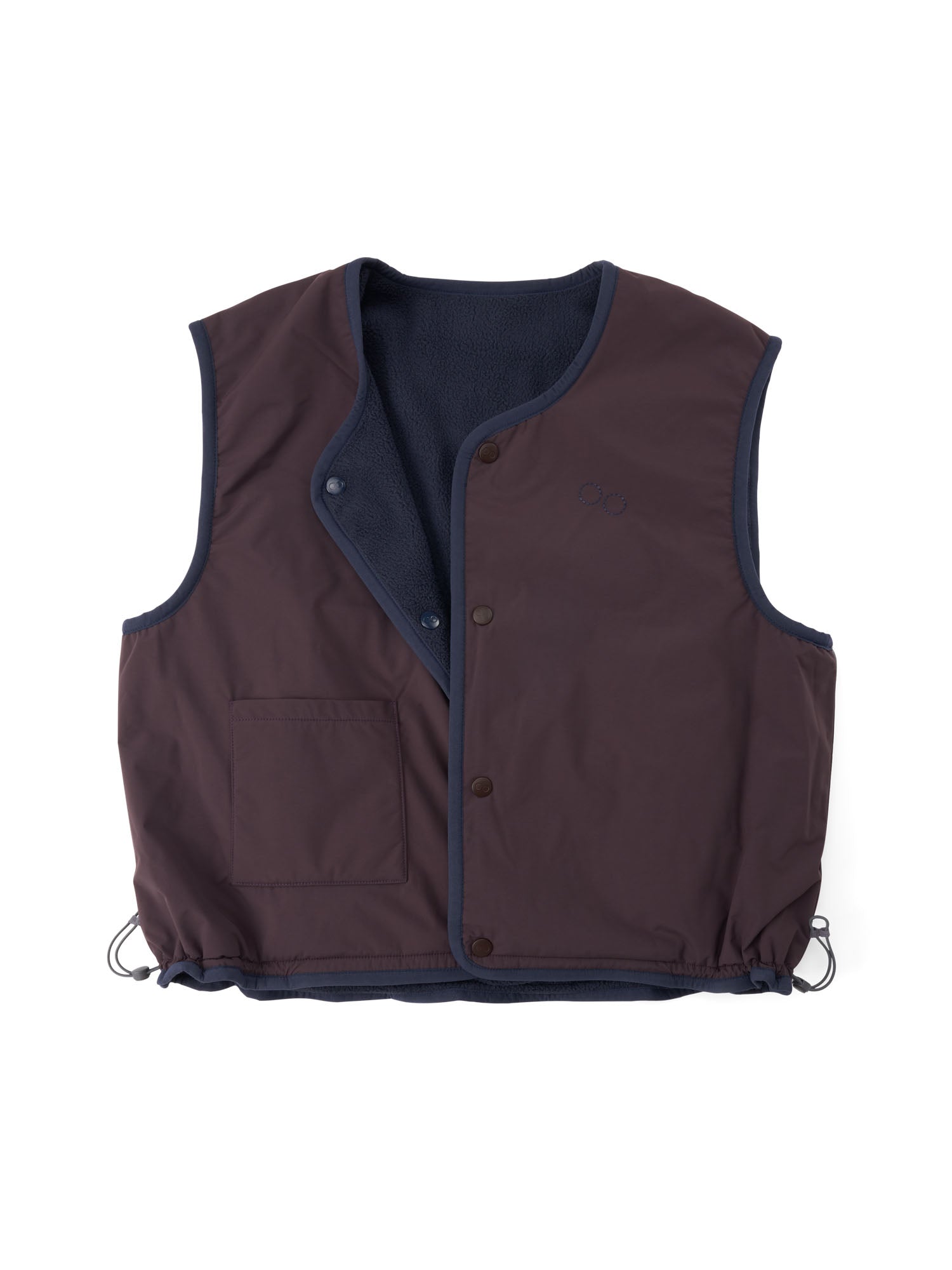 Reversible Fleece Vest - Fjord Navy (Female)