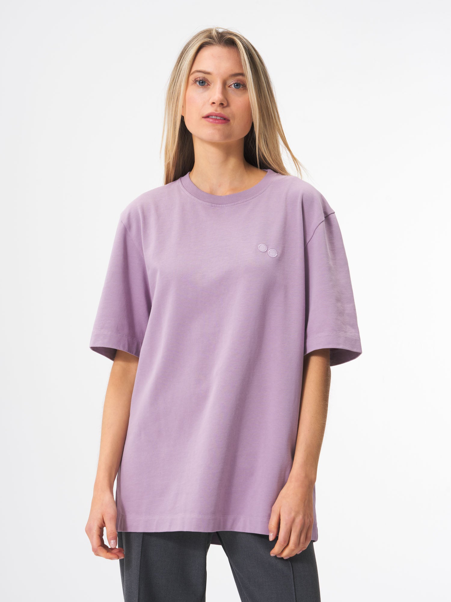 T-Shirt Cotton Graphic - Dusted Flowers Lilac (Male)