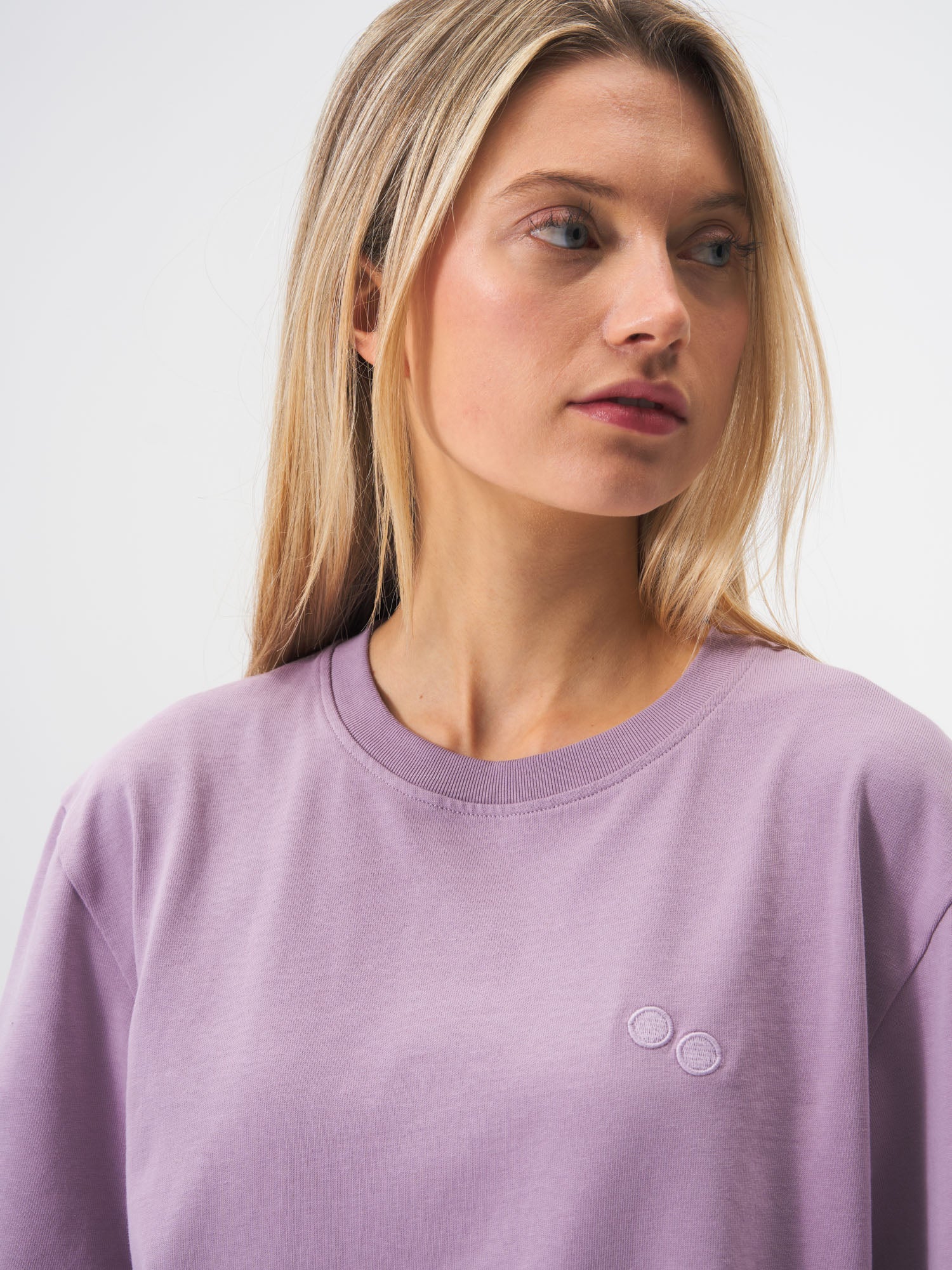 T-Shirt Cotton Graphic - Dusted Flowers Lilac (Male)