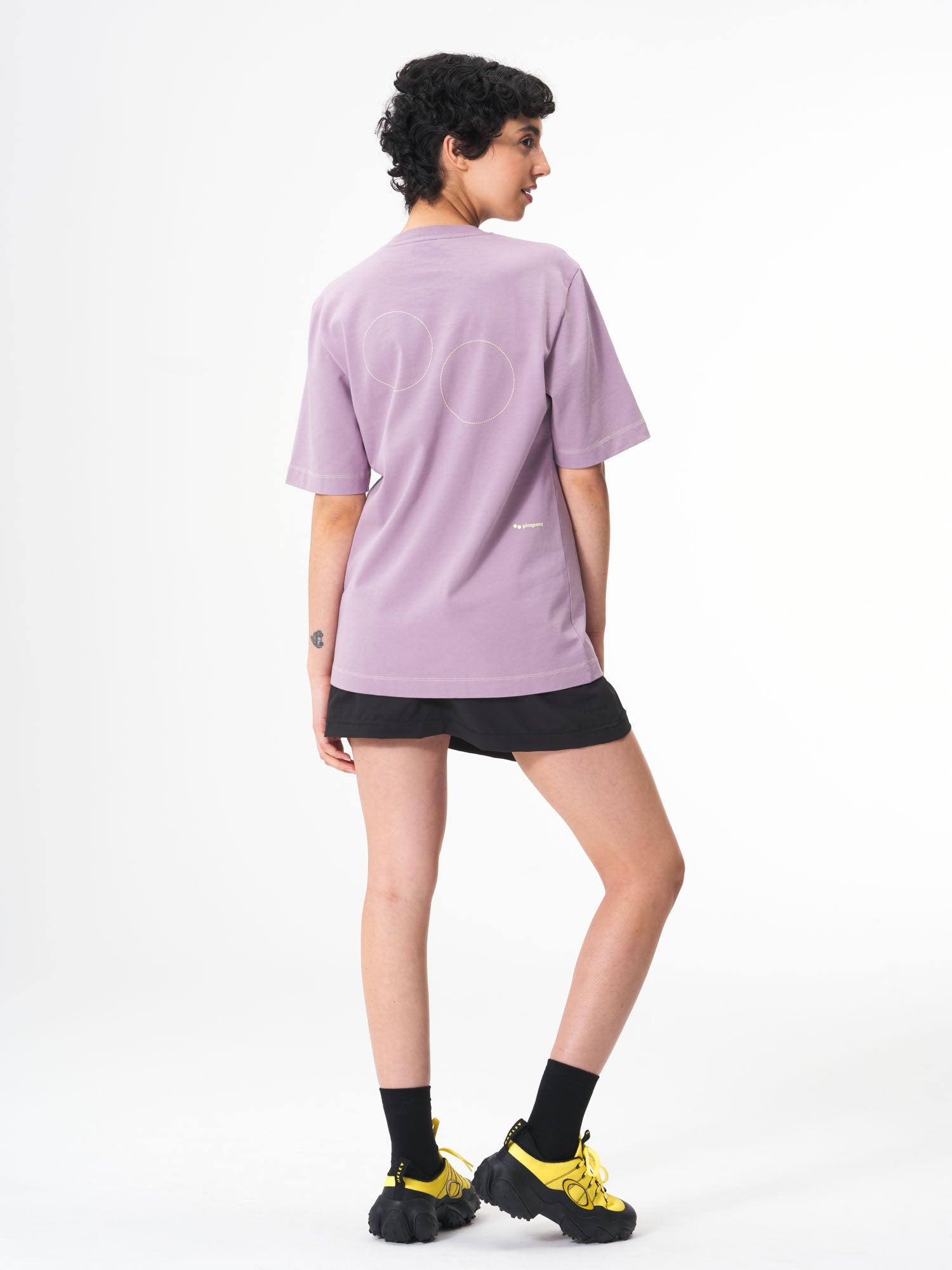 pinqponq-T-Shirt-Crafted-Lilac-model-female-back
