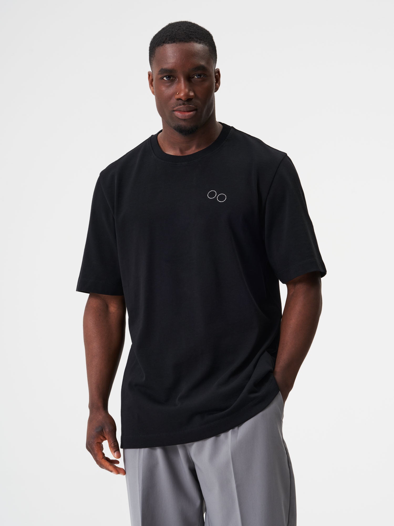 pinqponq-T-Shirt-Graphic-Men-Black-Pelle-Cass-Pingpong-model-front