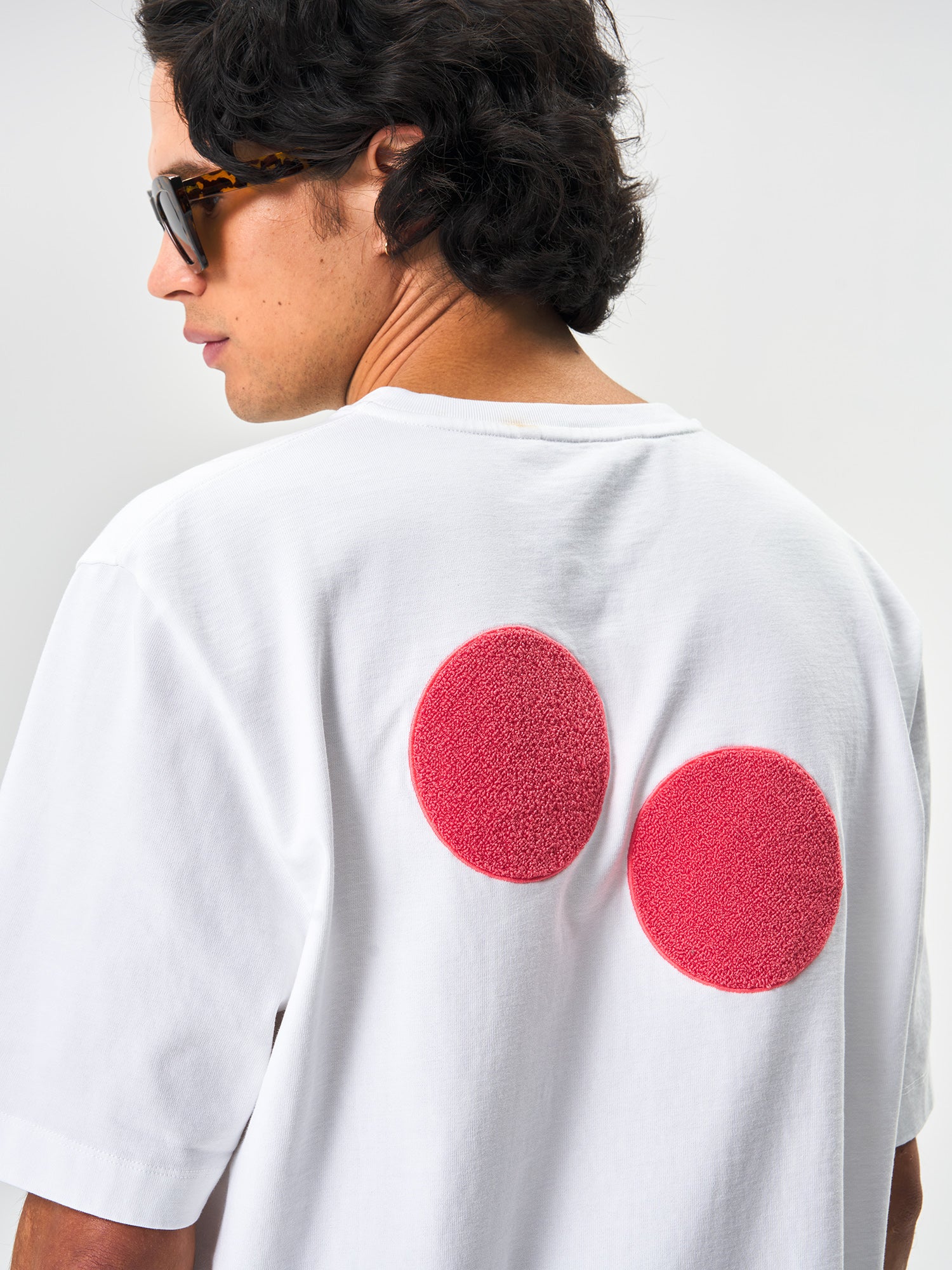 pinqponq-Tshirt-Cotton-Graphic-Men-White-Frottee-Watermelon-model-back-detail