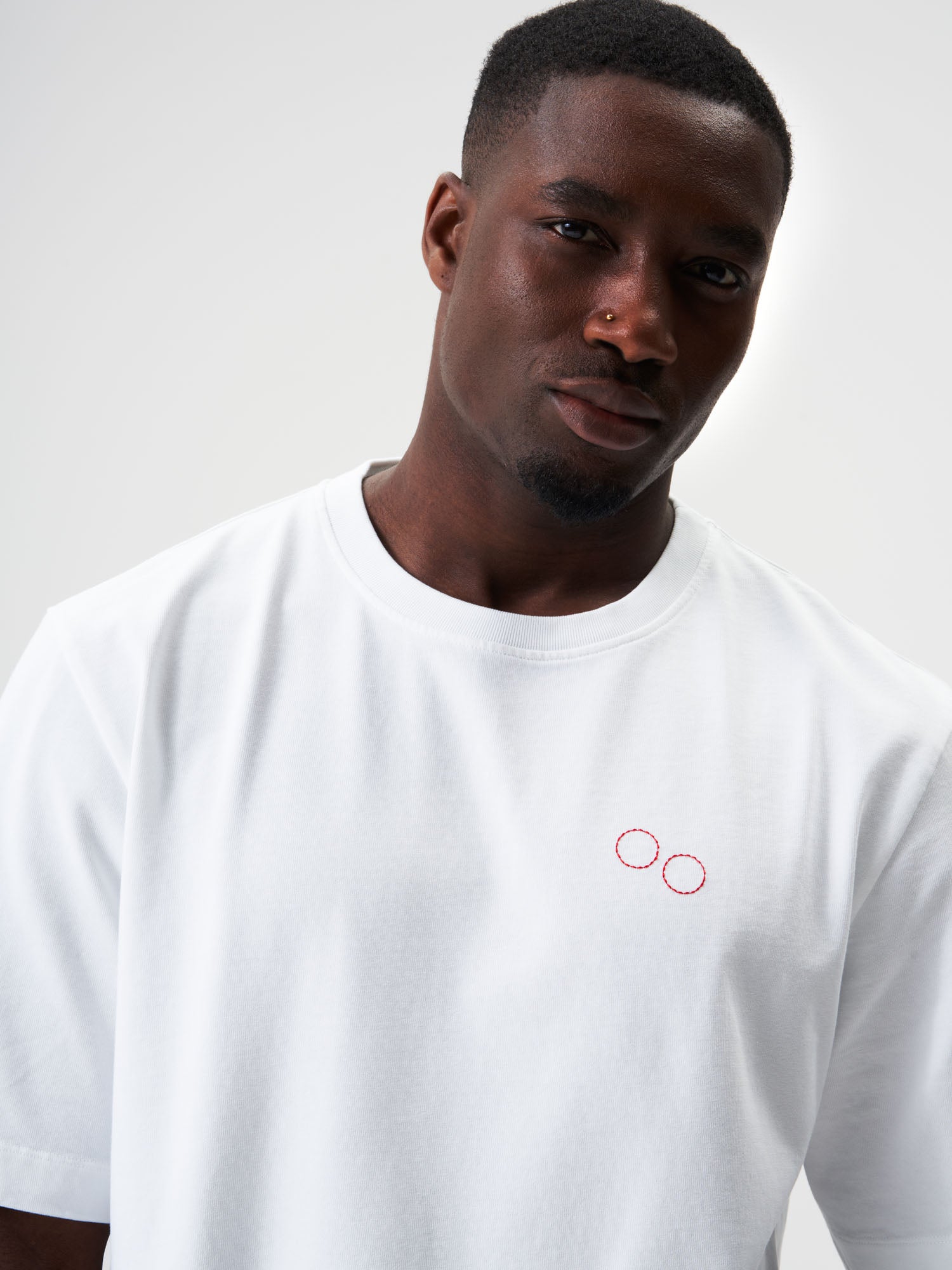 pinqponq-T-Shirt-Graphic-Men-Dandelion-White-Pelle-Cass-Tennis-model-front