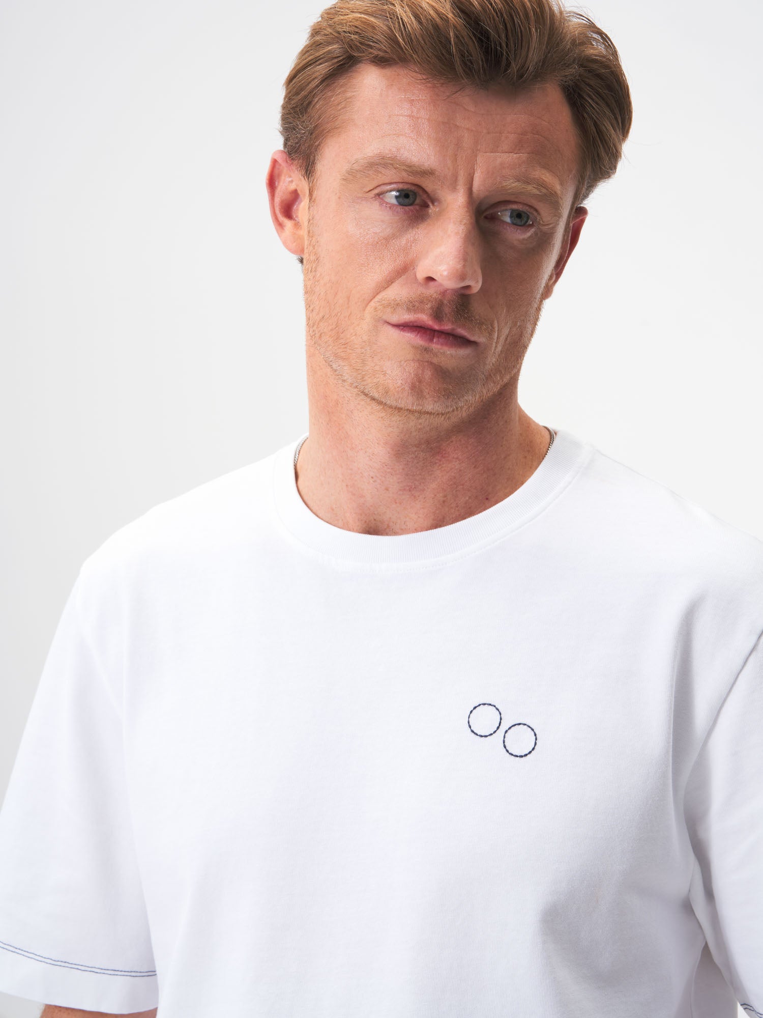 T-Shirt Cotton Graphic - Crafted White (Male)