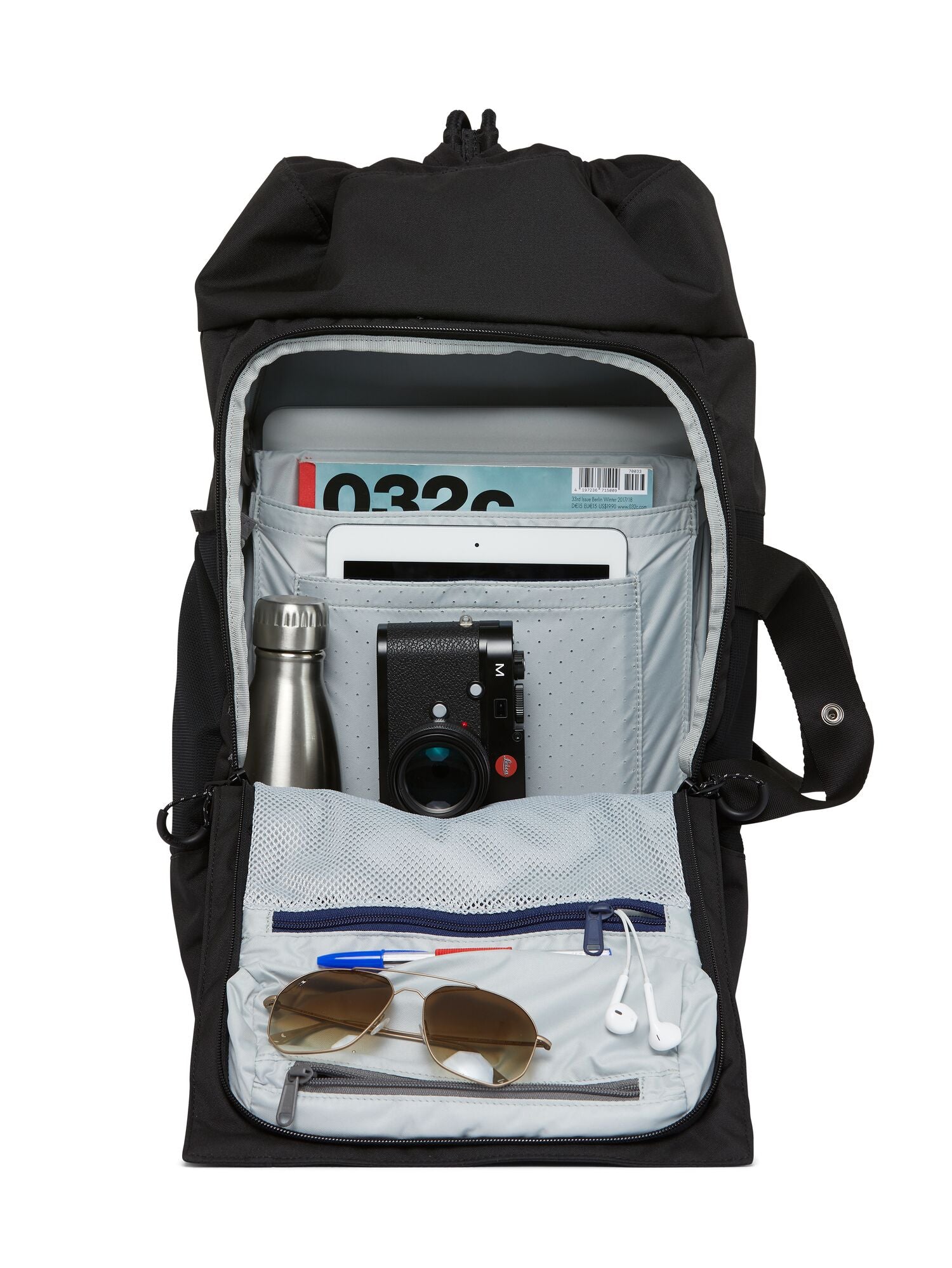 pinqponq-backpack-blok-medium-rooted-black-open-shot