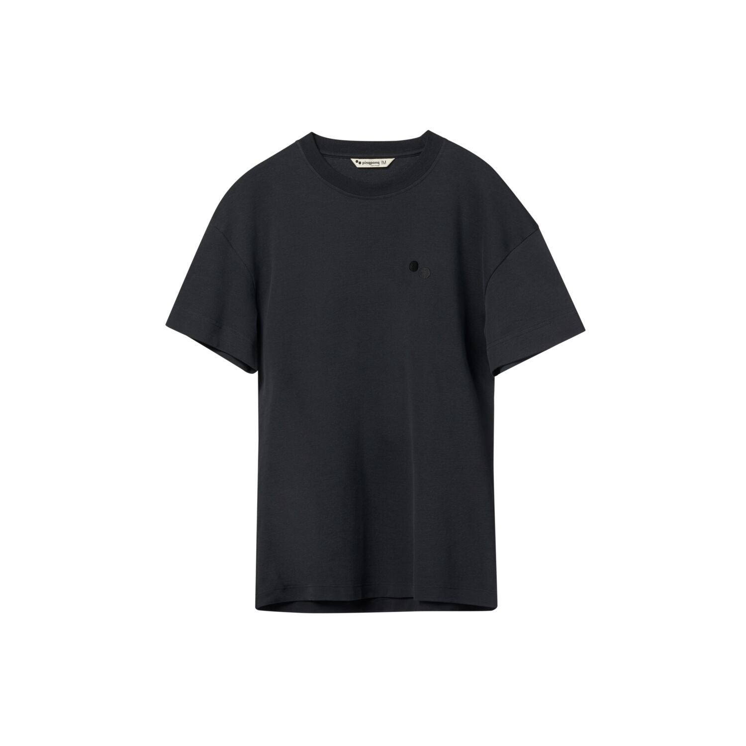 pinqponq-T-Shirt-Men-Peat-Black-unisex-front