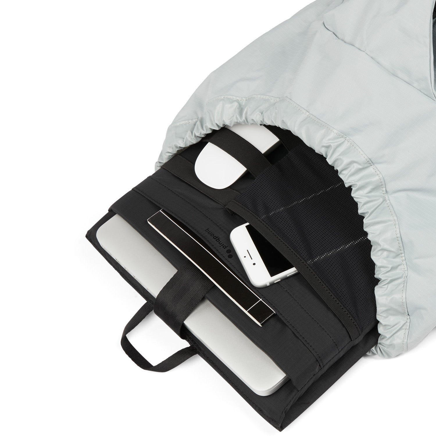 inqponq-backpack-Dukek-Pure-Grey-open