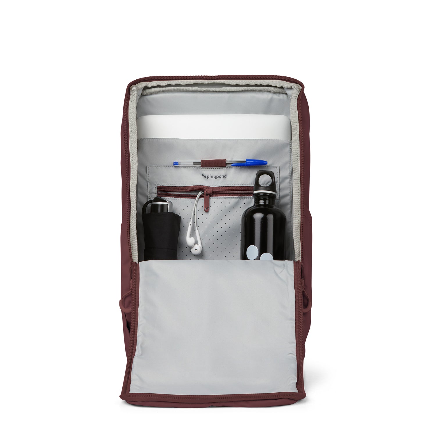 pinqponq-backpack-Purik-Pinot-Red-open