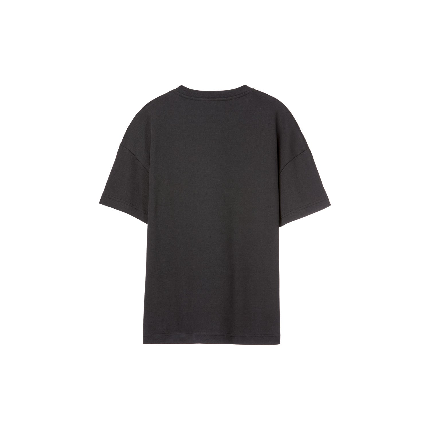 pinqponq-T-Shirt-Unisex-Peat-Black-Yin-Yang-unisex-back