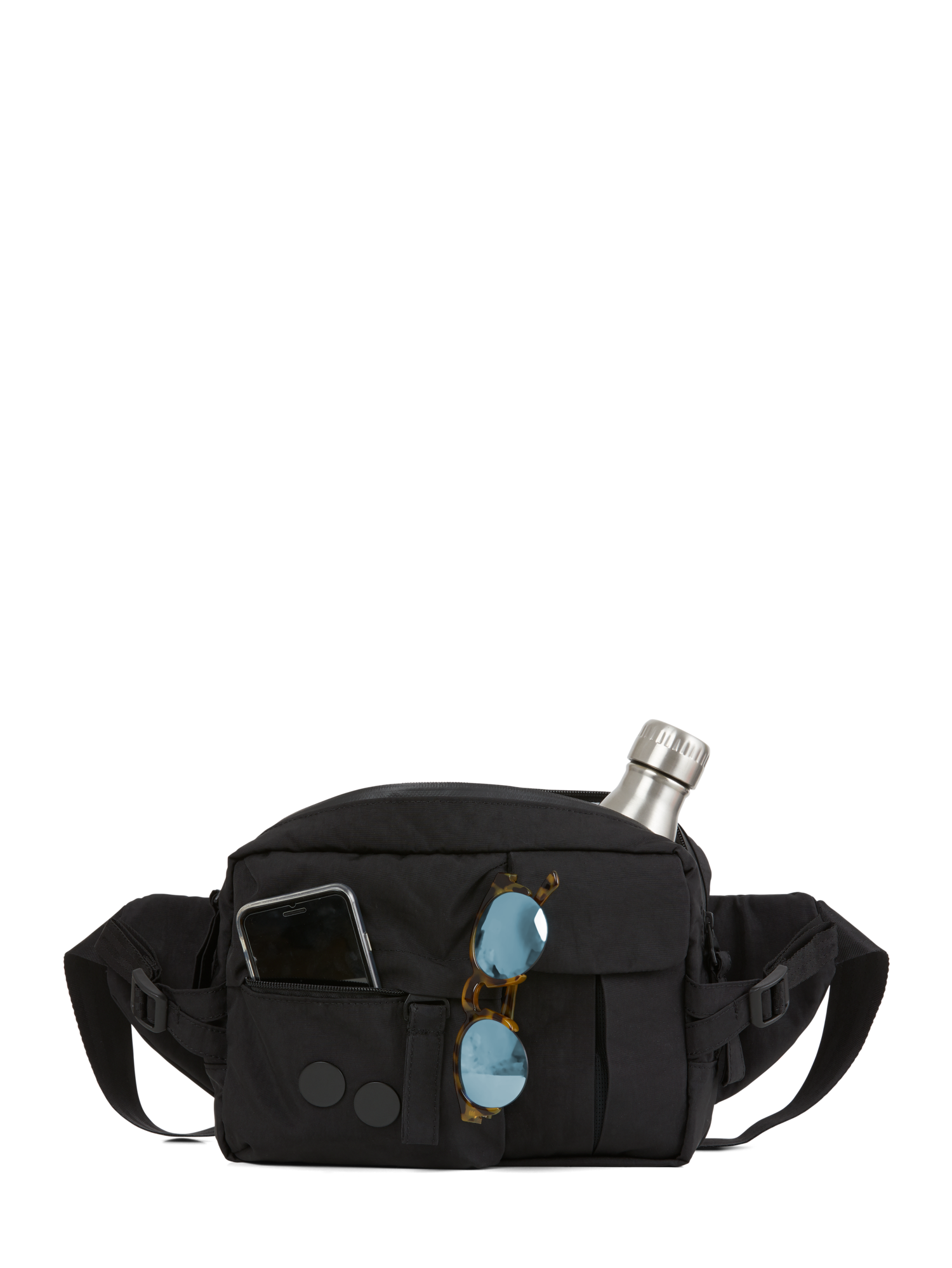 Tetrik Large - Crinkle Black