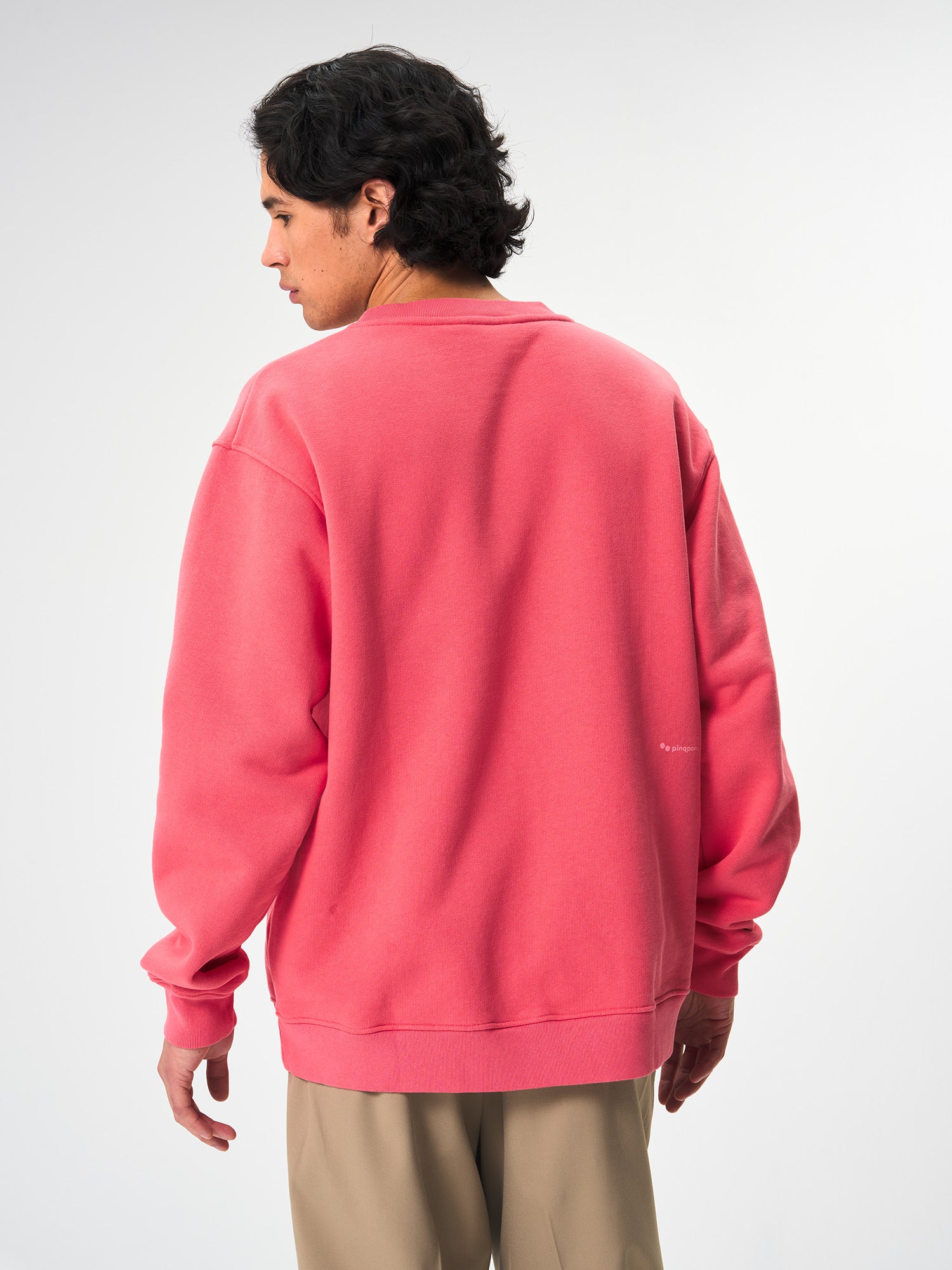 pinqponq-Sweatshirt-Unisex-Watermelon-Pink-model-back