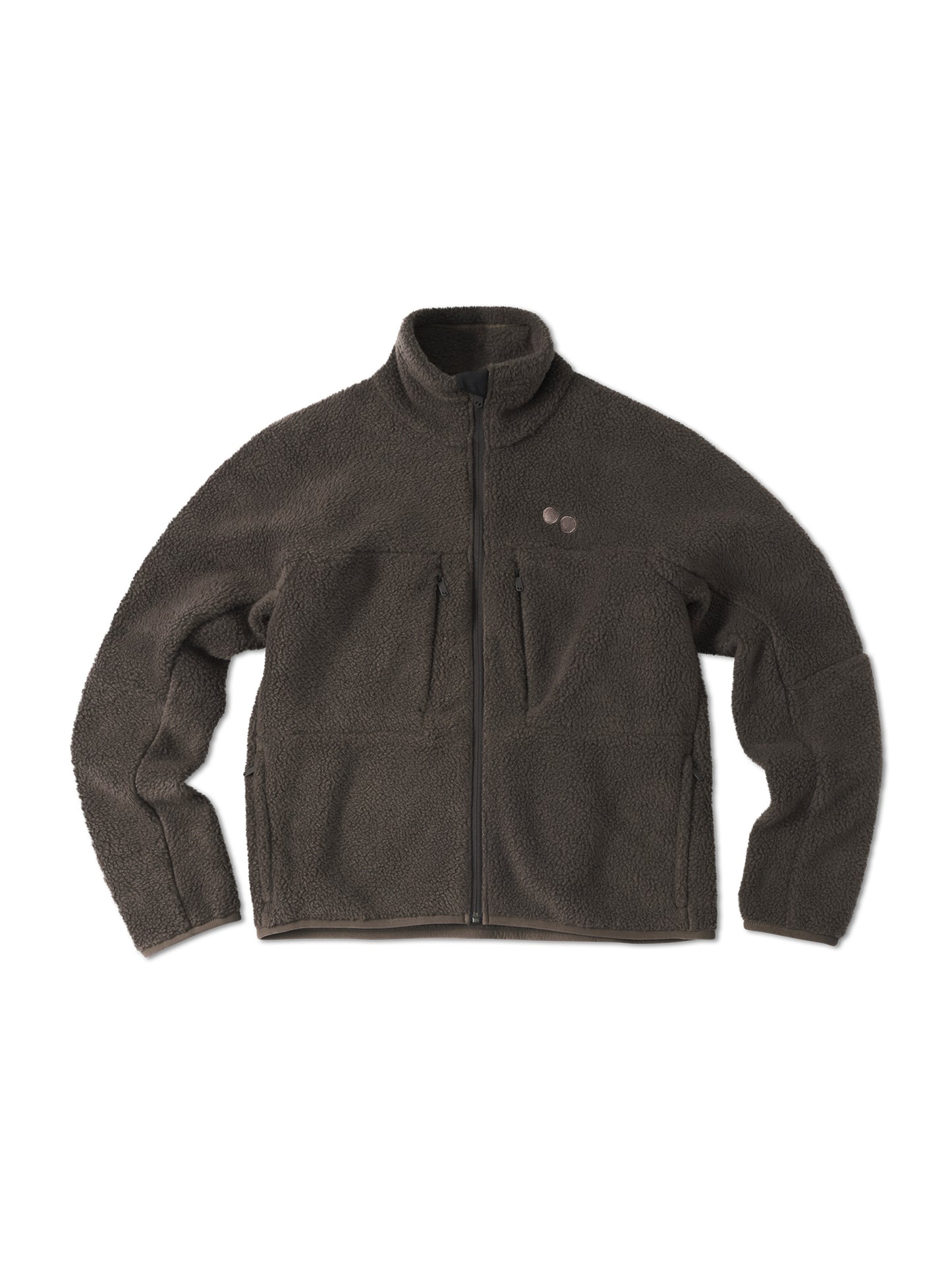 pinqponq-Fleece-Jacket-Women-Coffee-Brown-front
