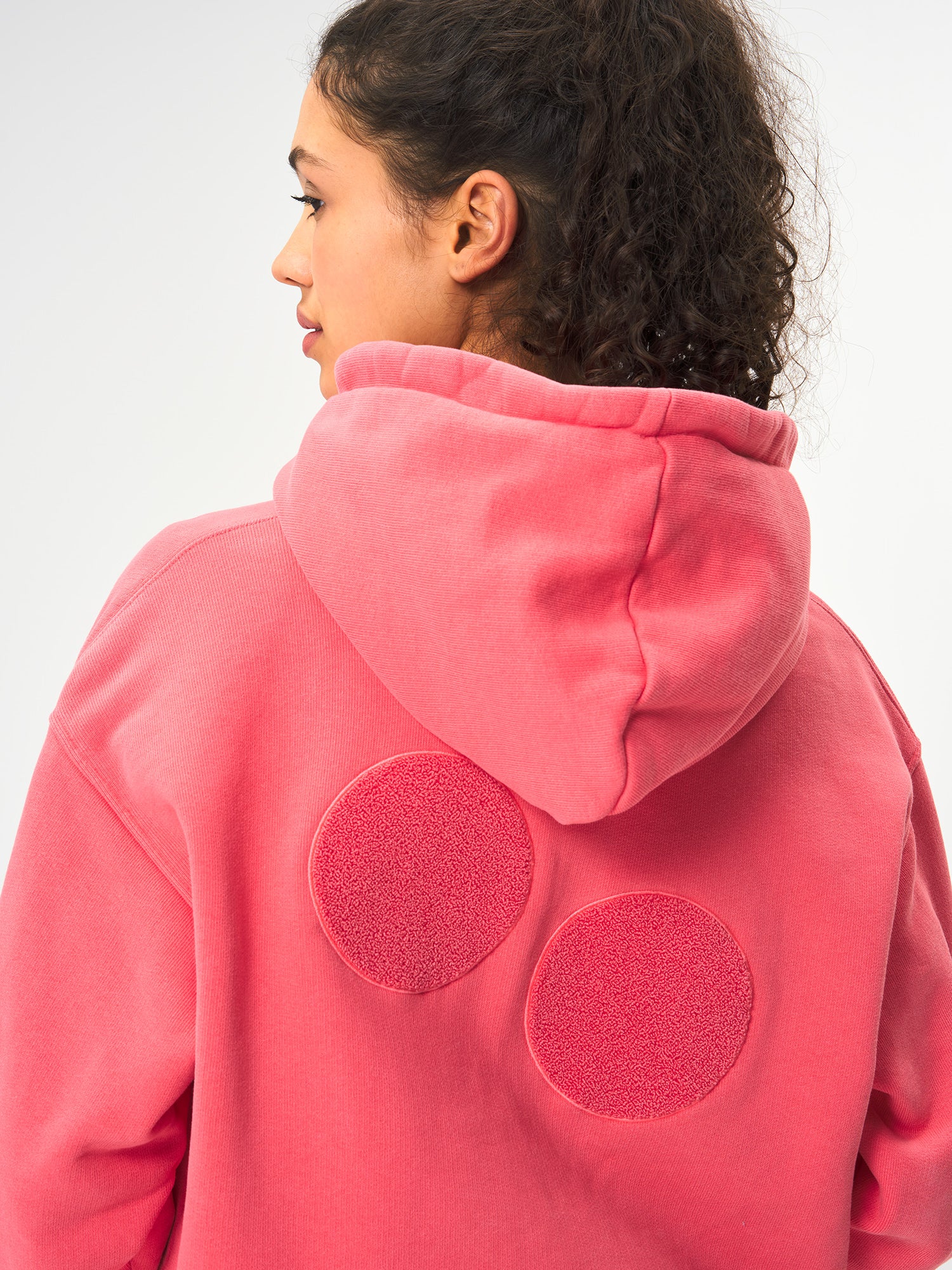 pinqponq-Hoodie-Unisex-Watermelon-Pink-model-back-detail