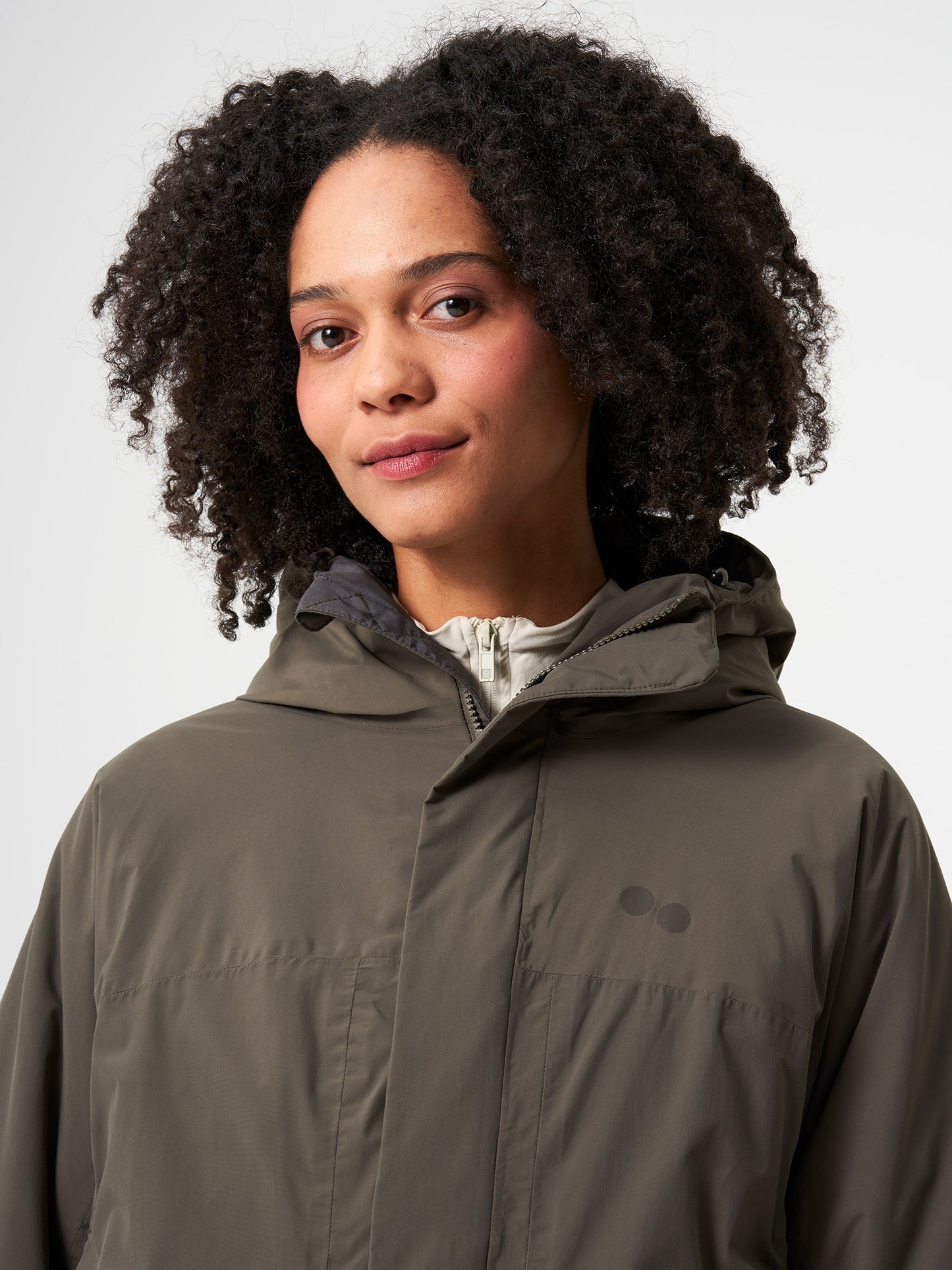 pinqponq-Parka-Unisex-Coffee-Brown-model-front-detail