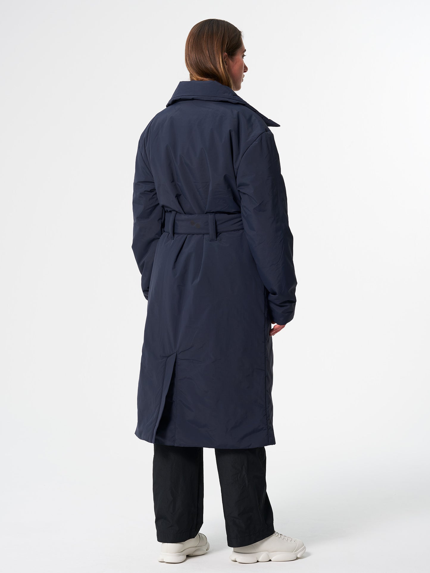 pinqponq-Padded-Trench-Coat-Fjord-Navy-model-back
