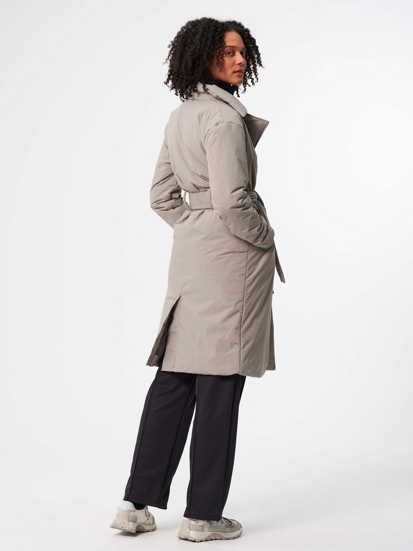 pinqponq-Padded-Trench-Coat-Cement-Taupe-model-back