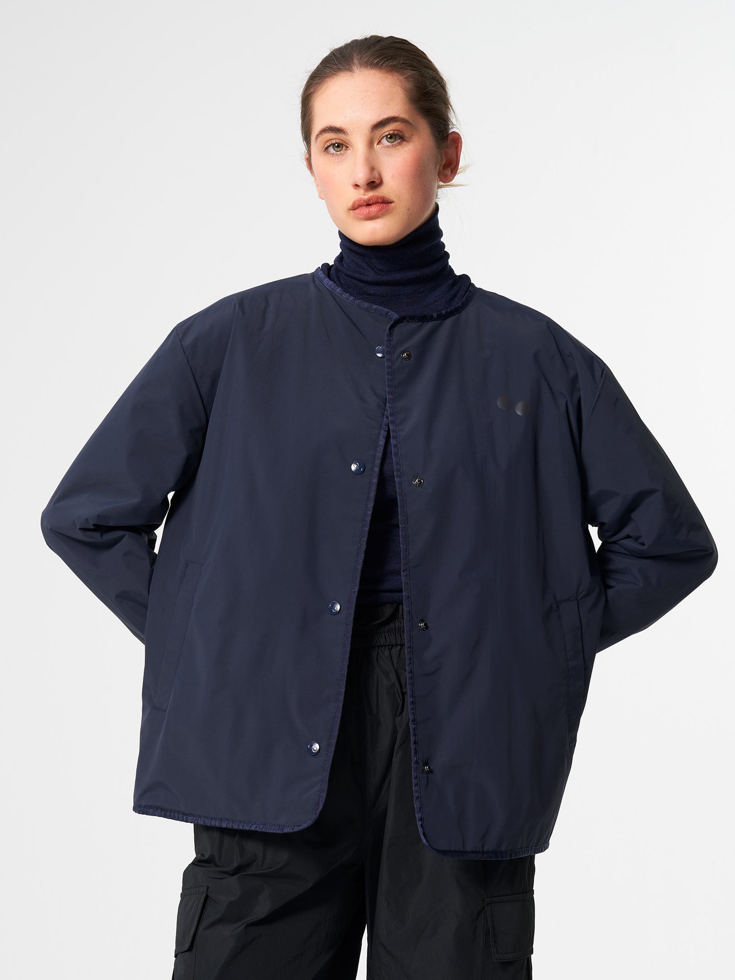 pinqponq-Reversible-Jacket-Unisex-Tune-Navy-model-front