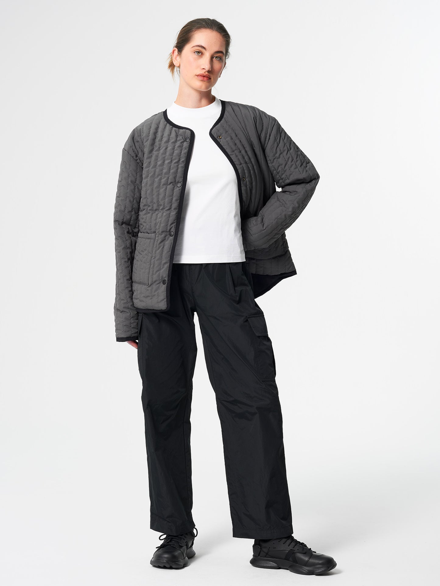 pinqponq-Reversible-Jacket-Unisex-Tune-Black-model-front