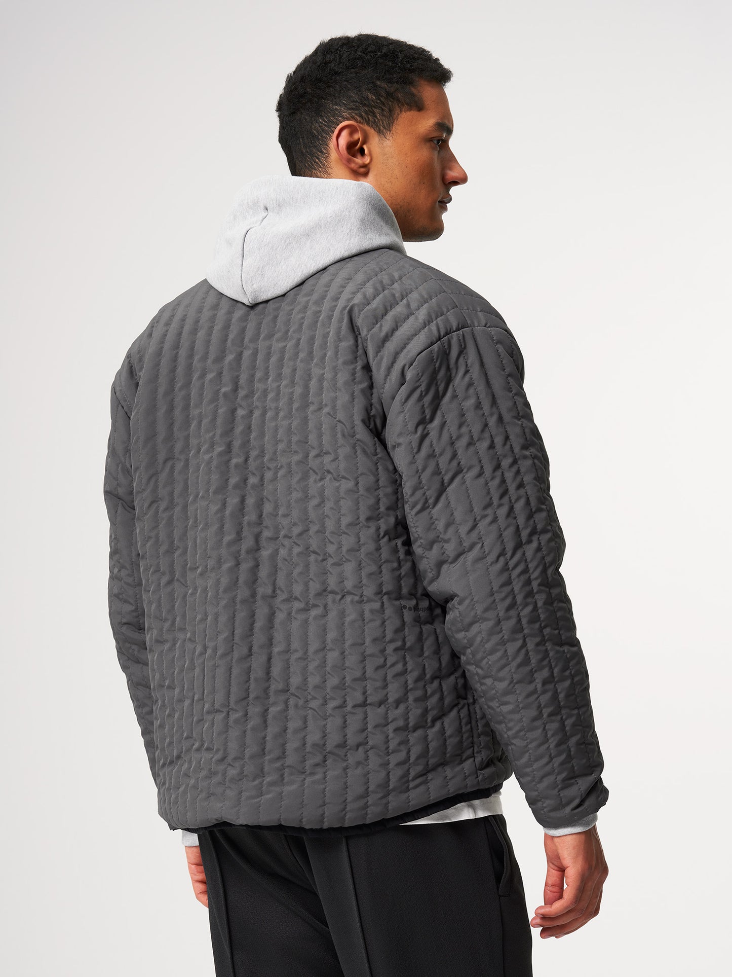 pinqponq-Reversible-Jacket-Unisex-Tune-Black-model-back