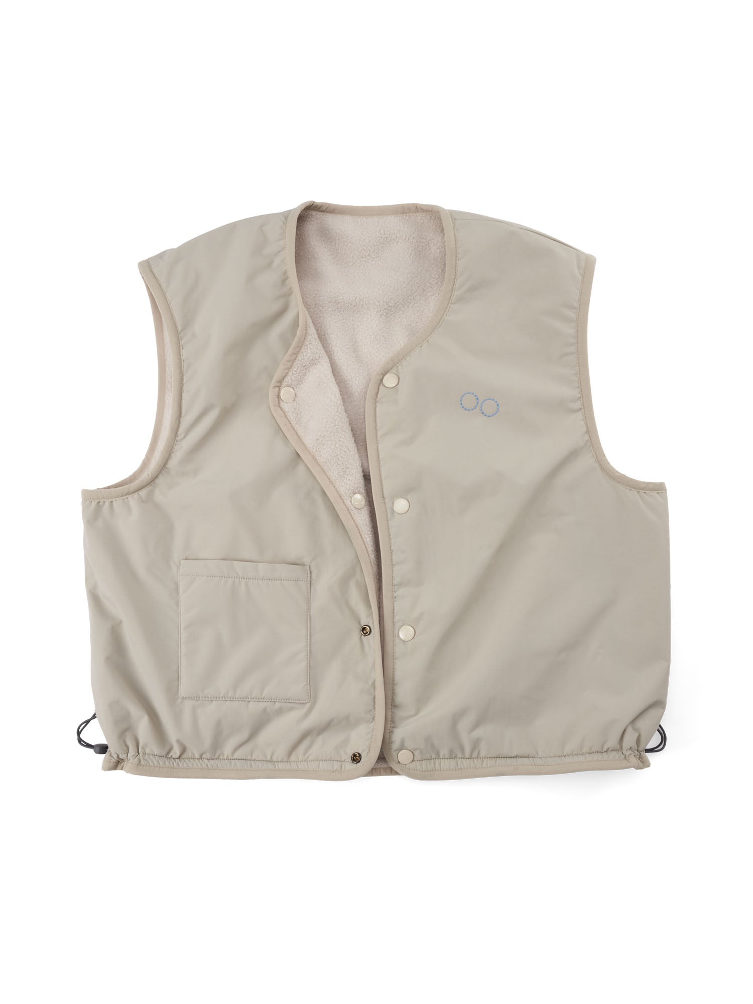 Reversible Fleece Vest - Cliff Beige (Female)