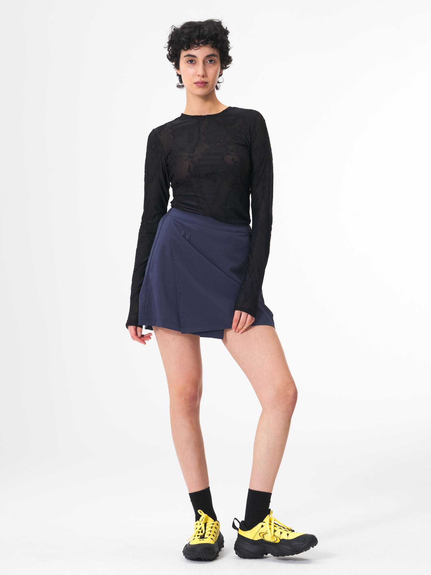 pinqponq-Skort-Basalt-Grey-model-female-front