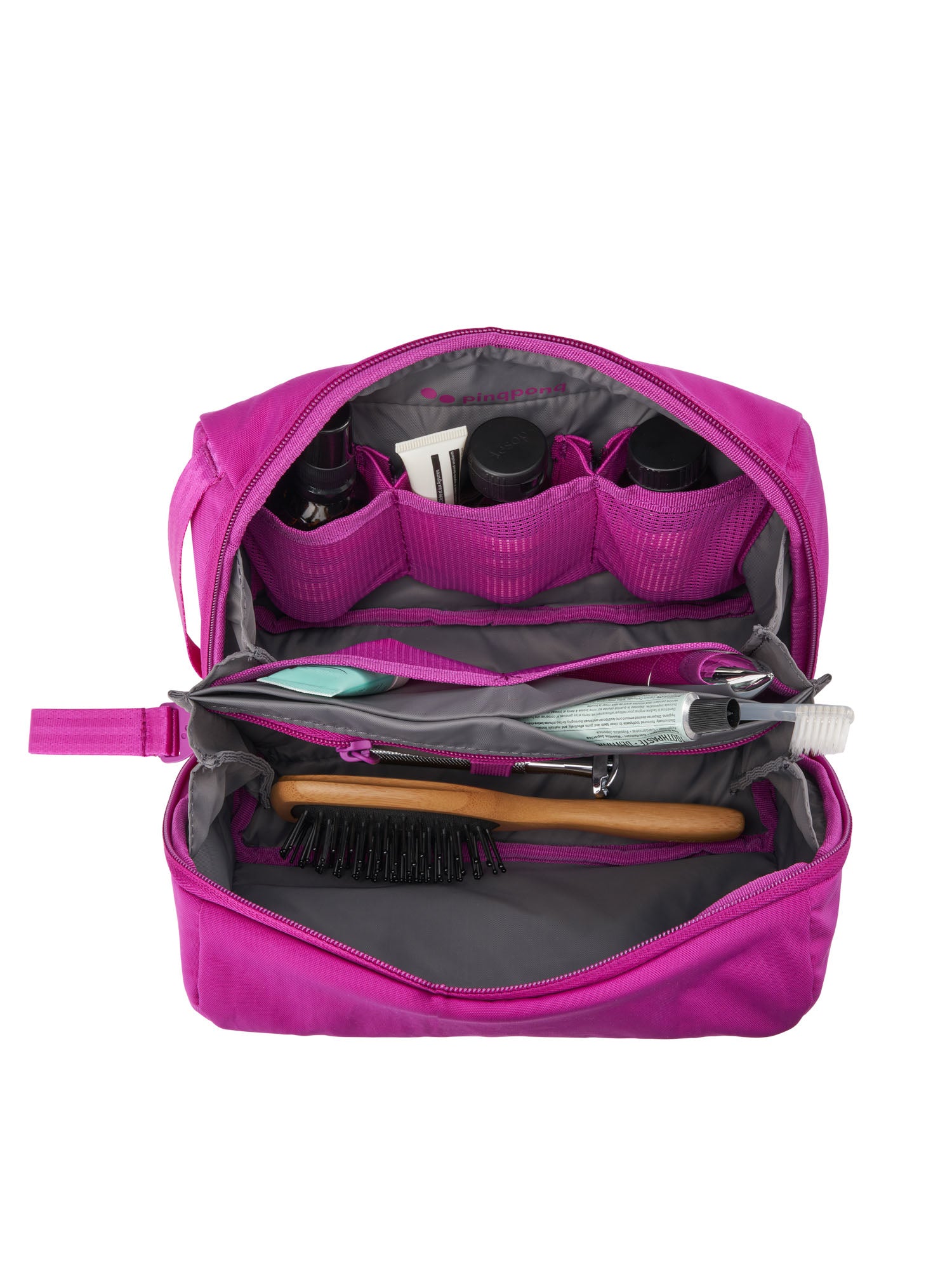 Washbag - Crinkle Fuchsia
