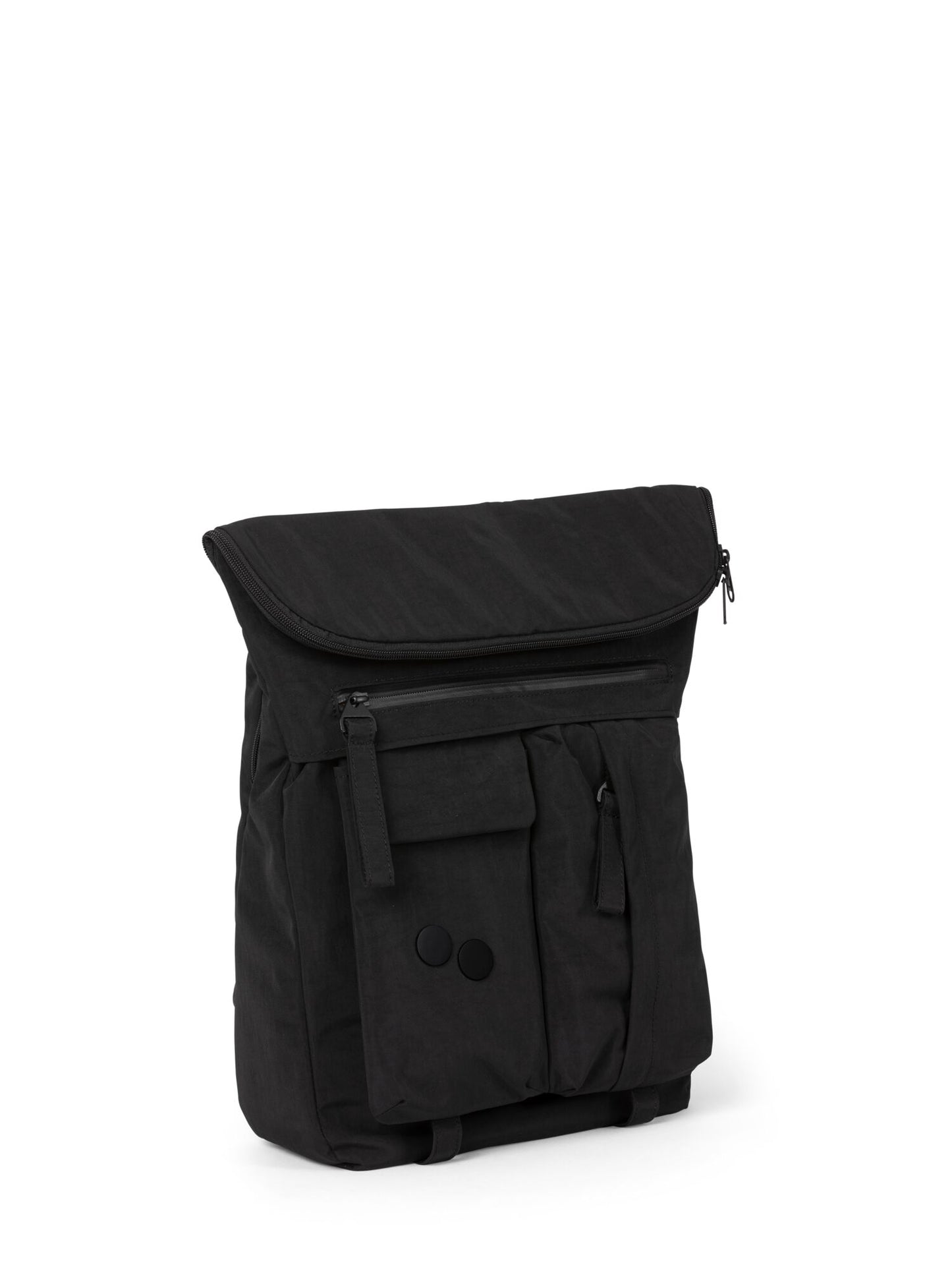 pinqponq-backpack-Klak-Crinkle-Black-front