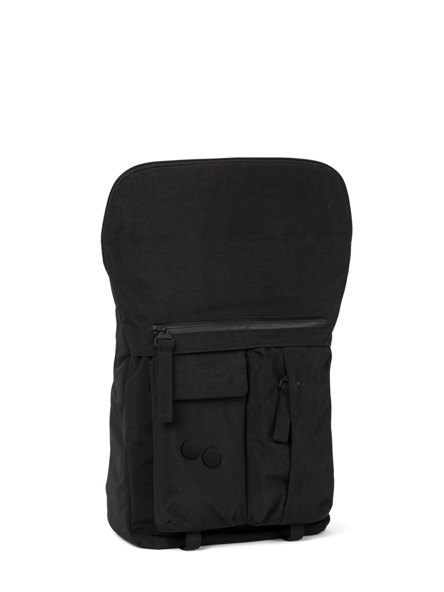 pinqponq-backpack-Klak-Crinkle-Black-front