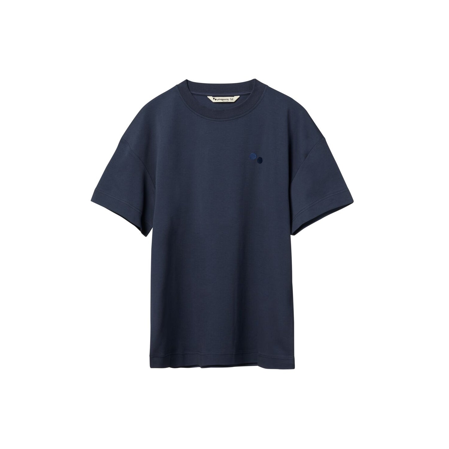 pinqponq-T-Shirt-Unisex-Currant-Blue-front