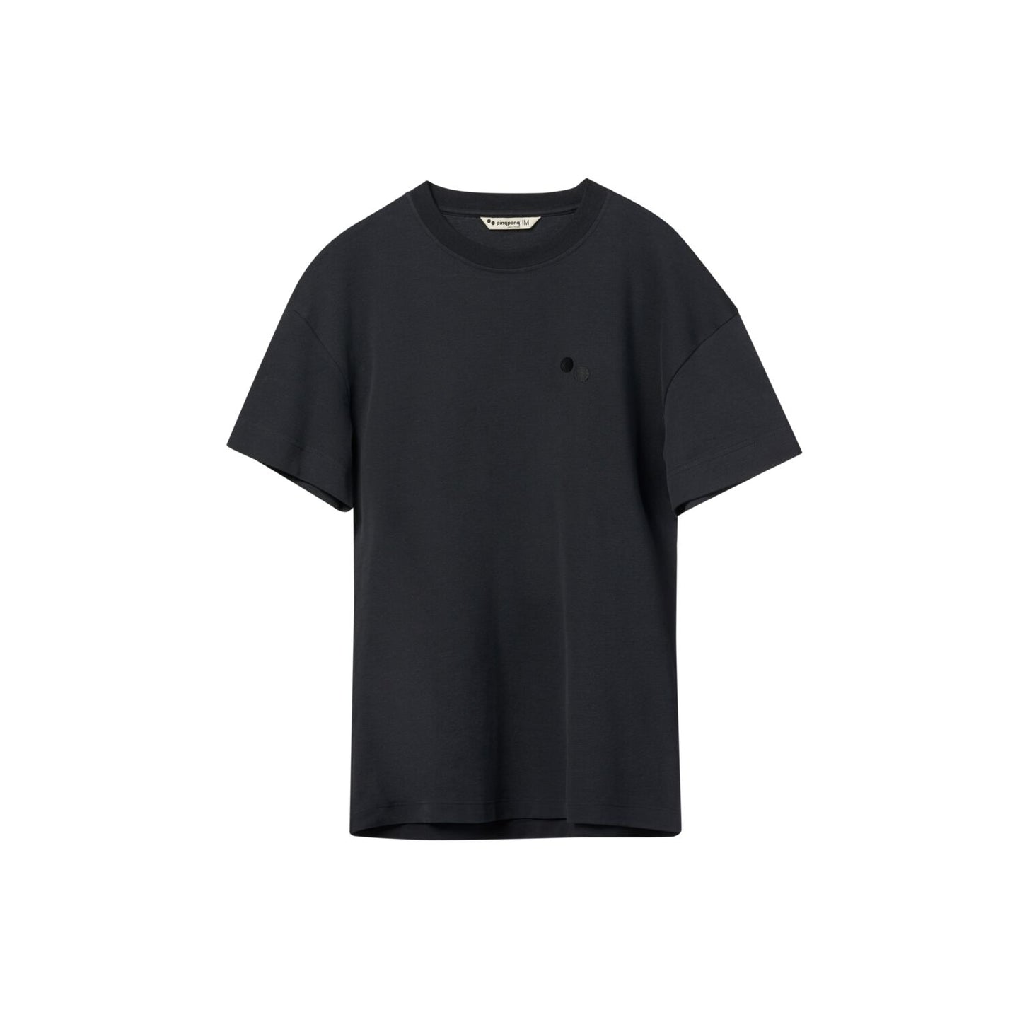 pinqponq-T-Shirt-Men-Peat-Black-unisex-front