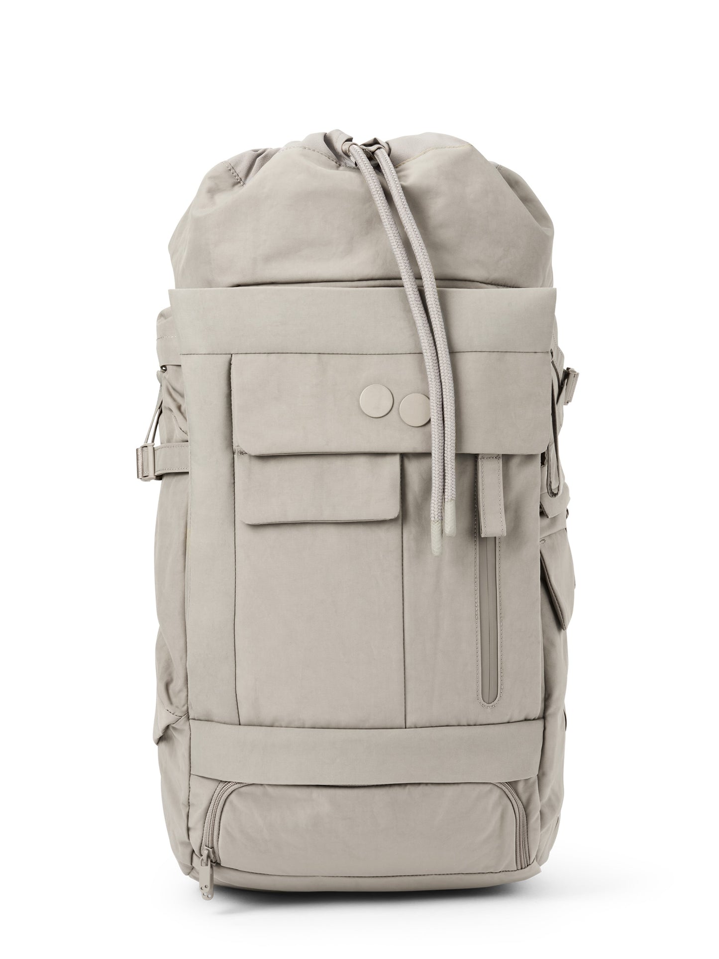 pinqponq-backpack-Blok-Large-Crinkle-Taupe-front