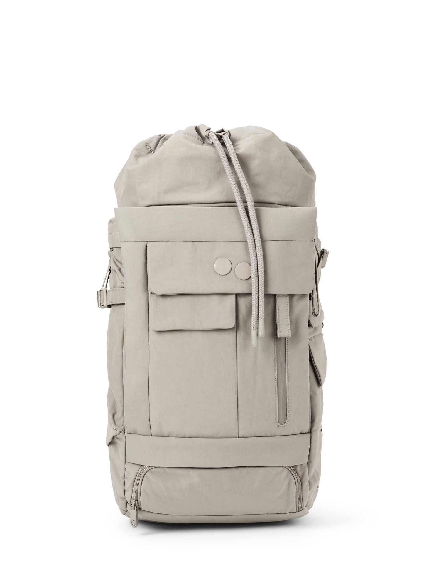 pinqponq-backpack-Blok-Medium-Crinkle-Taupe-front
