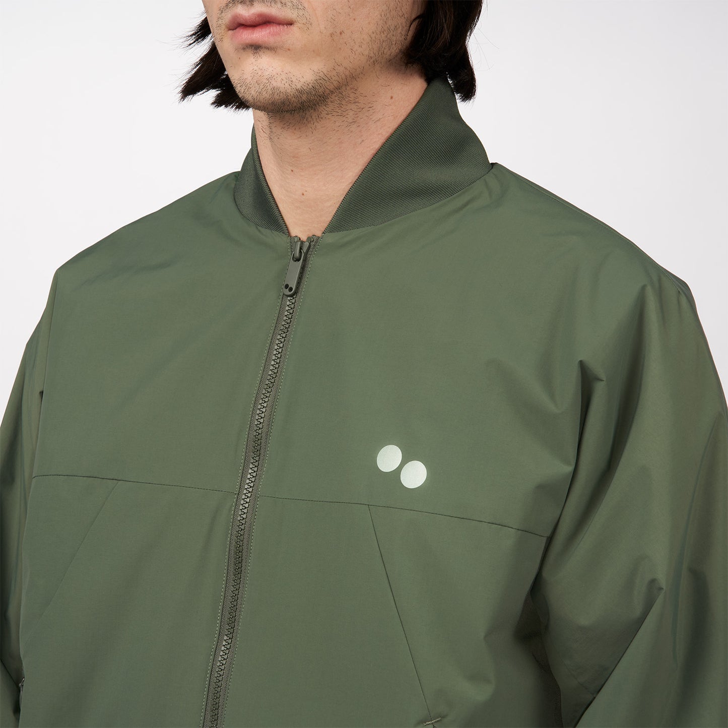 pinqponq-Bomber-Jacket-Unisex-Forester-Olive-front