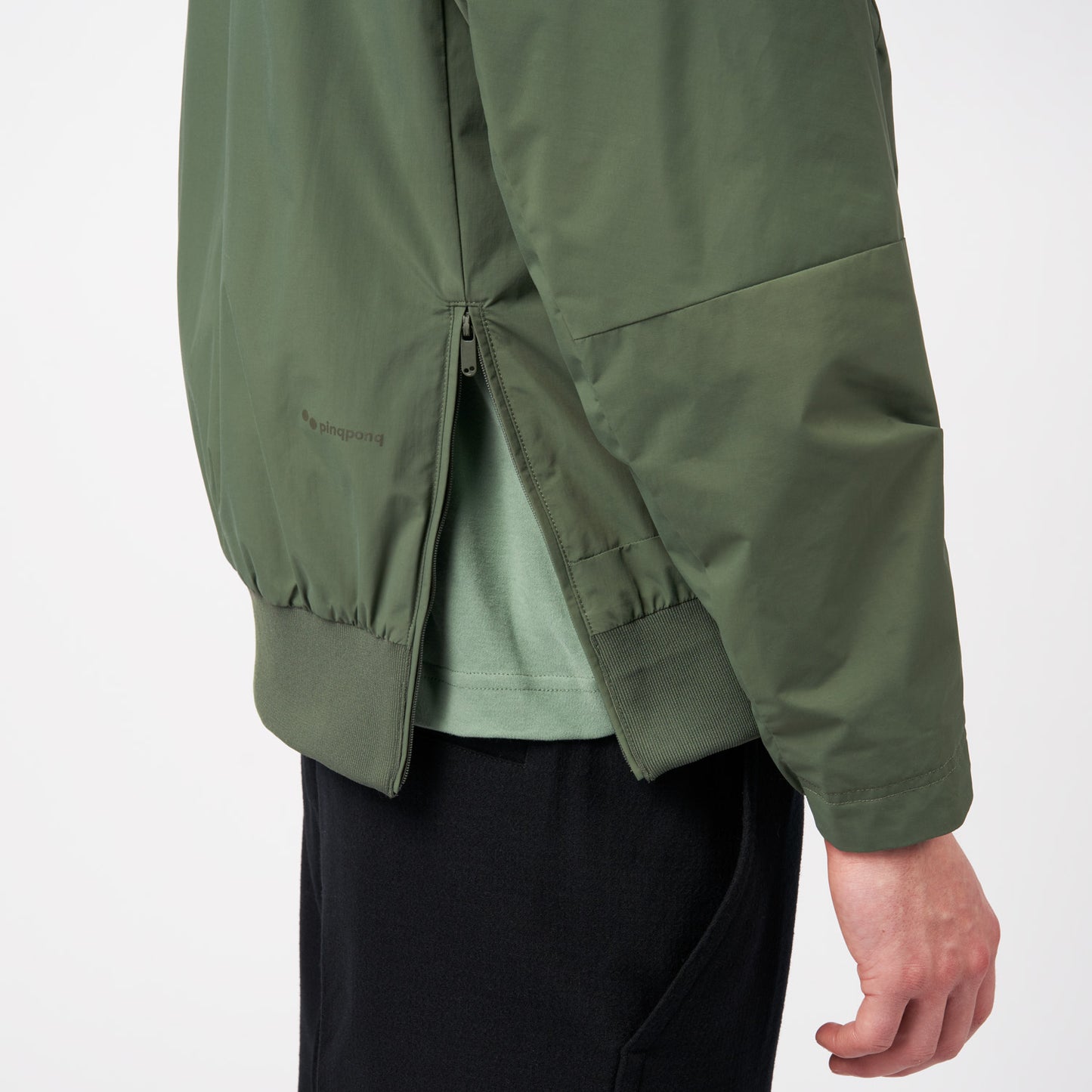 pinqponq-Bomber-Jacket-Unisex-Forester-Olive-detail