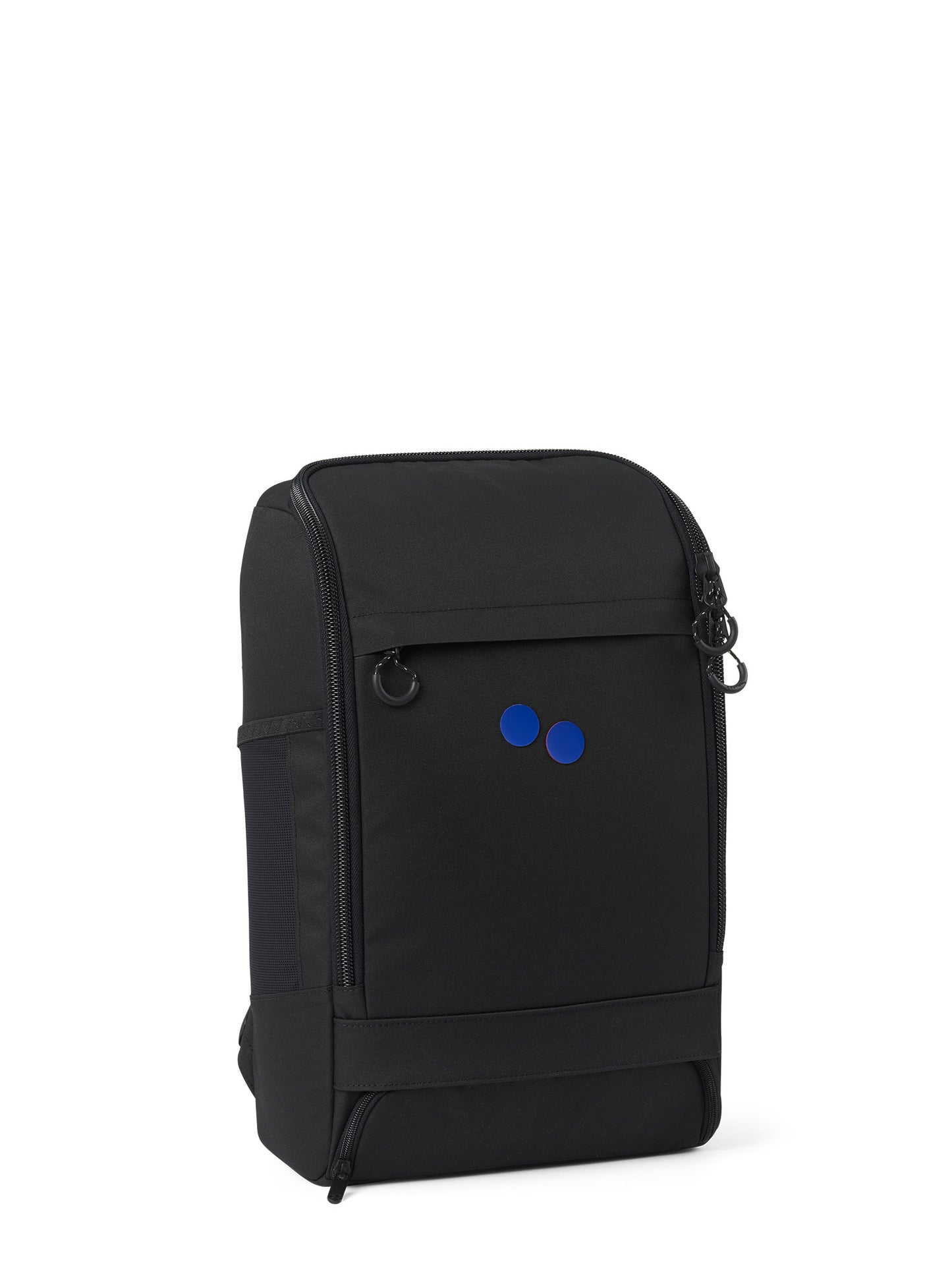 pinqponq-Cubik-Medium-Black-Poppy-Blue-Dots-front